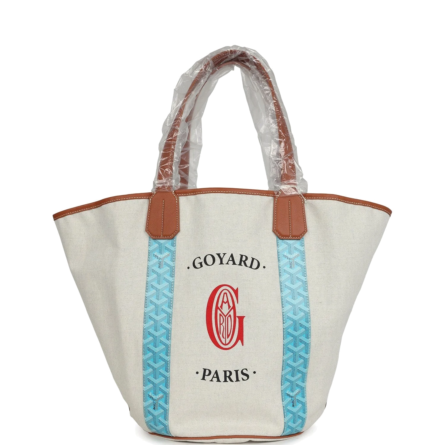 Goyard Goyardine Turquoise Belharra Reversible Beach Tote Bag — фото 2