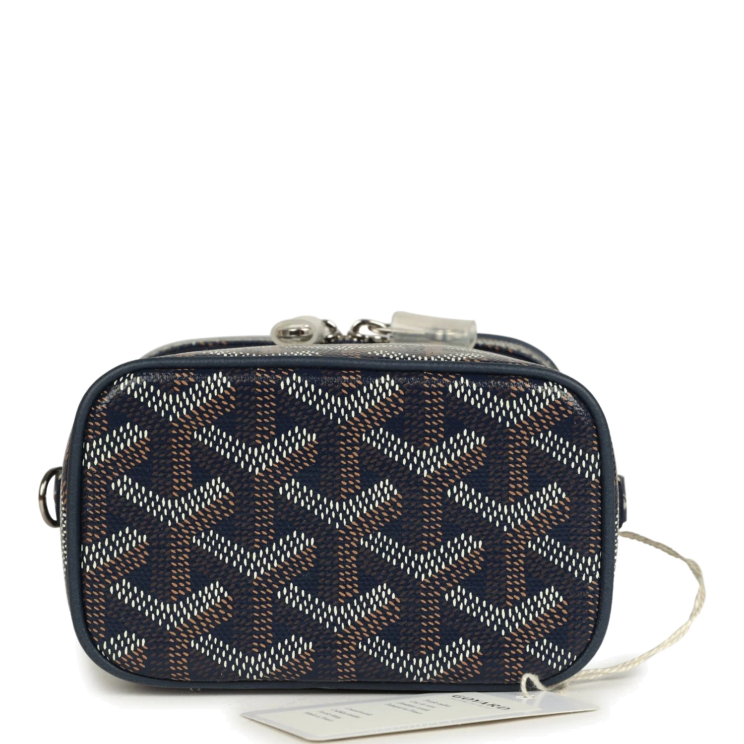 Goyard Goyardine Canvas Navy Blue Nano Muse Vanity Bag — фото 8