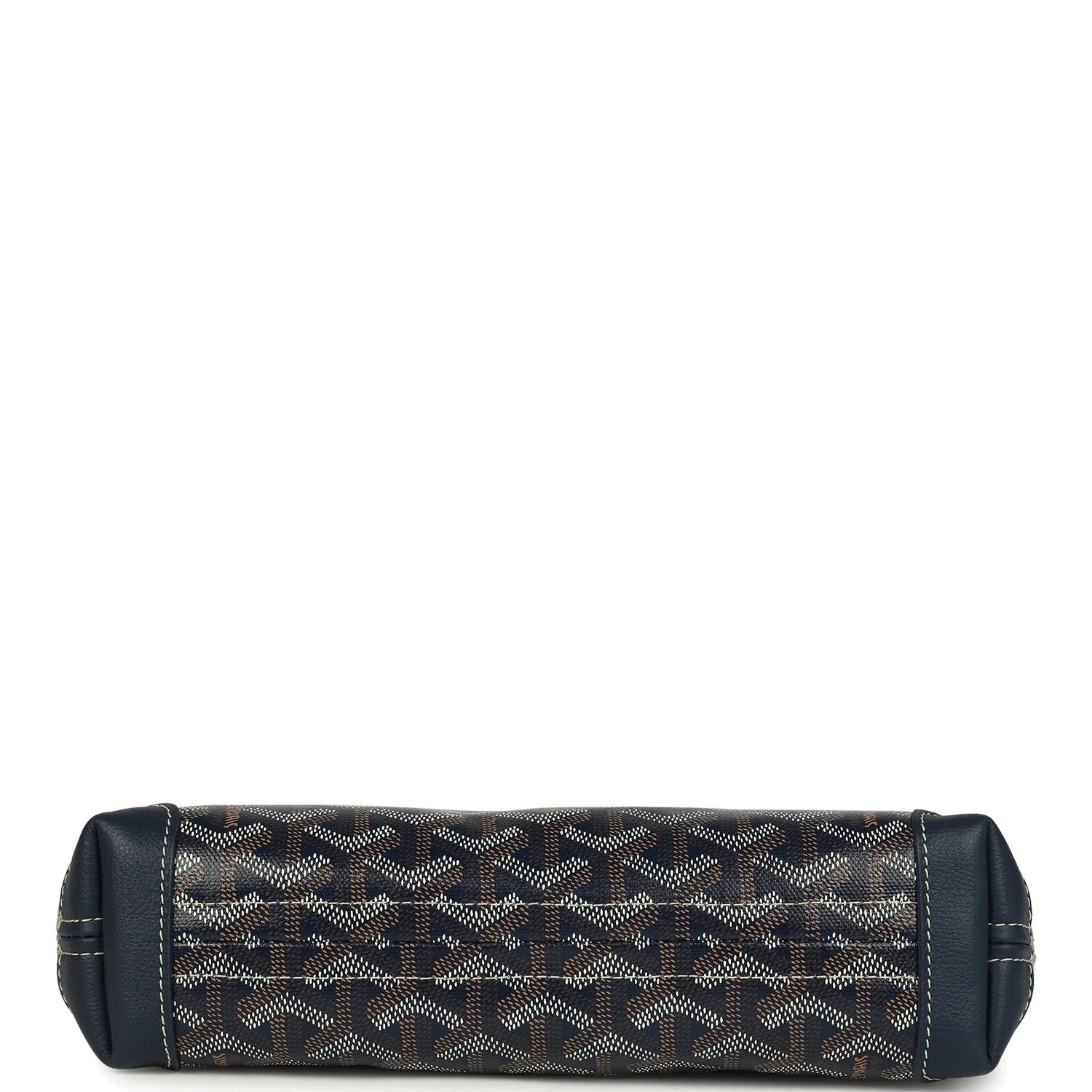 Goyard Goyardine Canvas Navy Blue Conti Pouch — фото 8