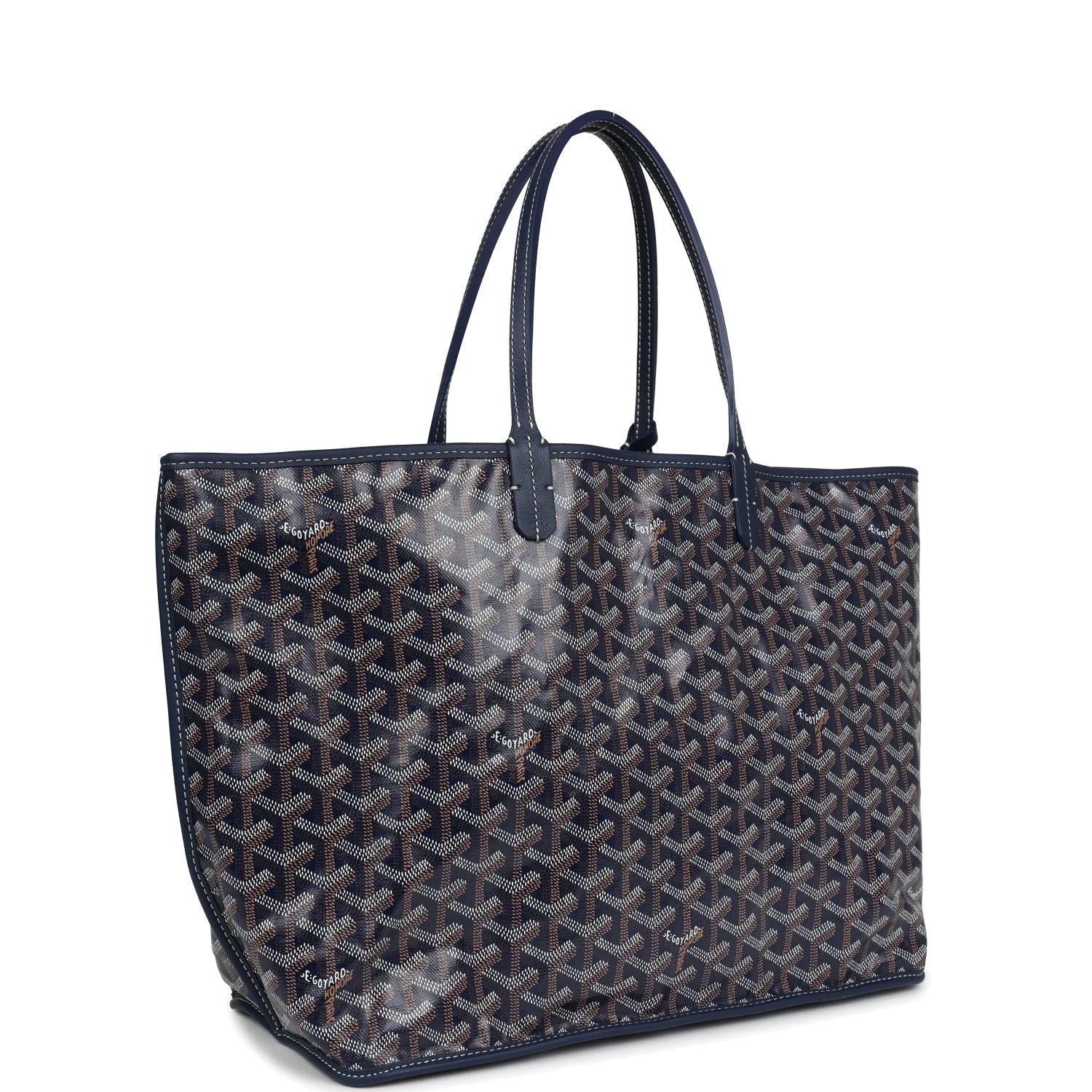 Goyard Anjou PM Navy Goyardine Canvas — фото 3