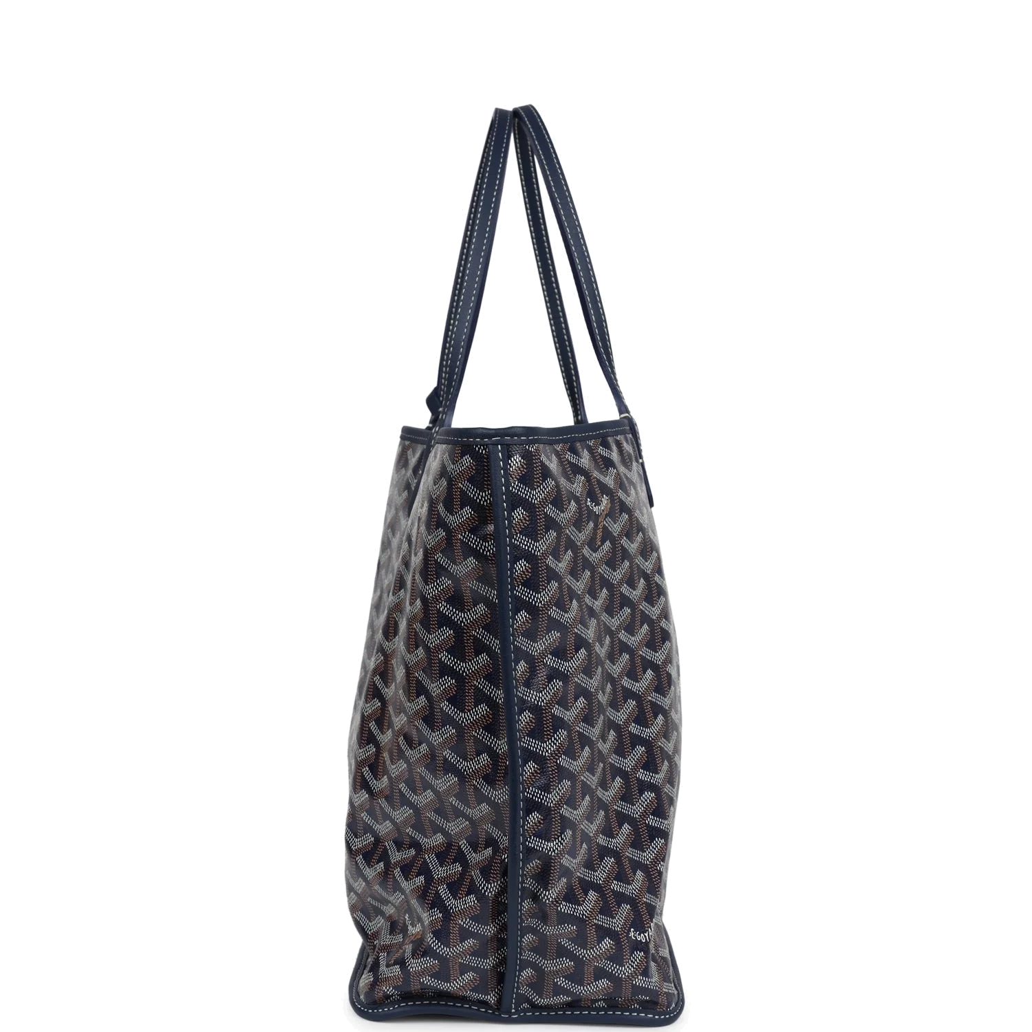 Goyard Anjou PM Navy Goyardine Canvas — фото 4