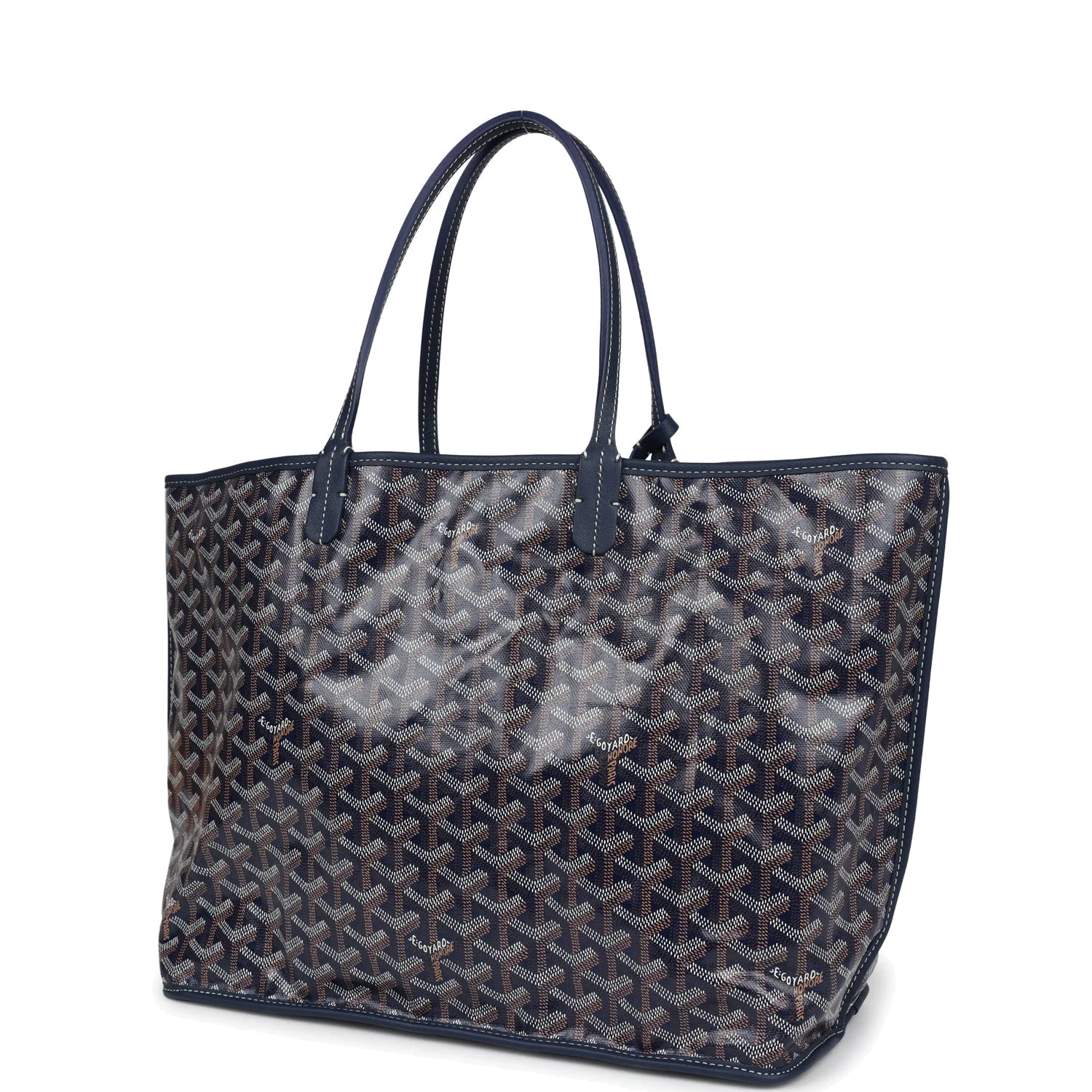 Goyard Anjou PM Navy Goyardine Canvas — фото 6
