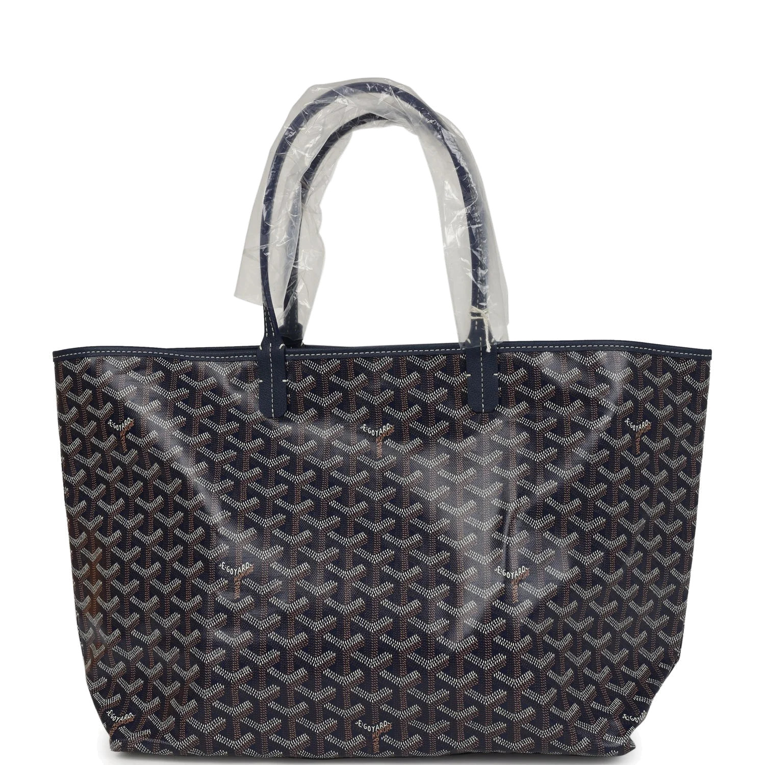 Goyard Goyardine Navy Saint Louis PM Tote Bag — фото 2