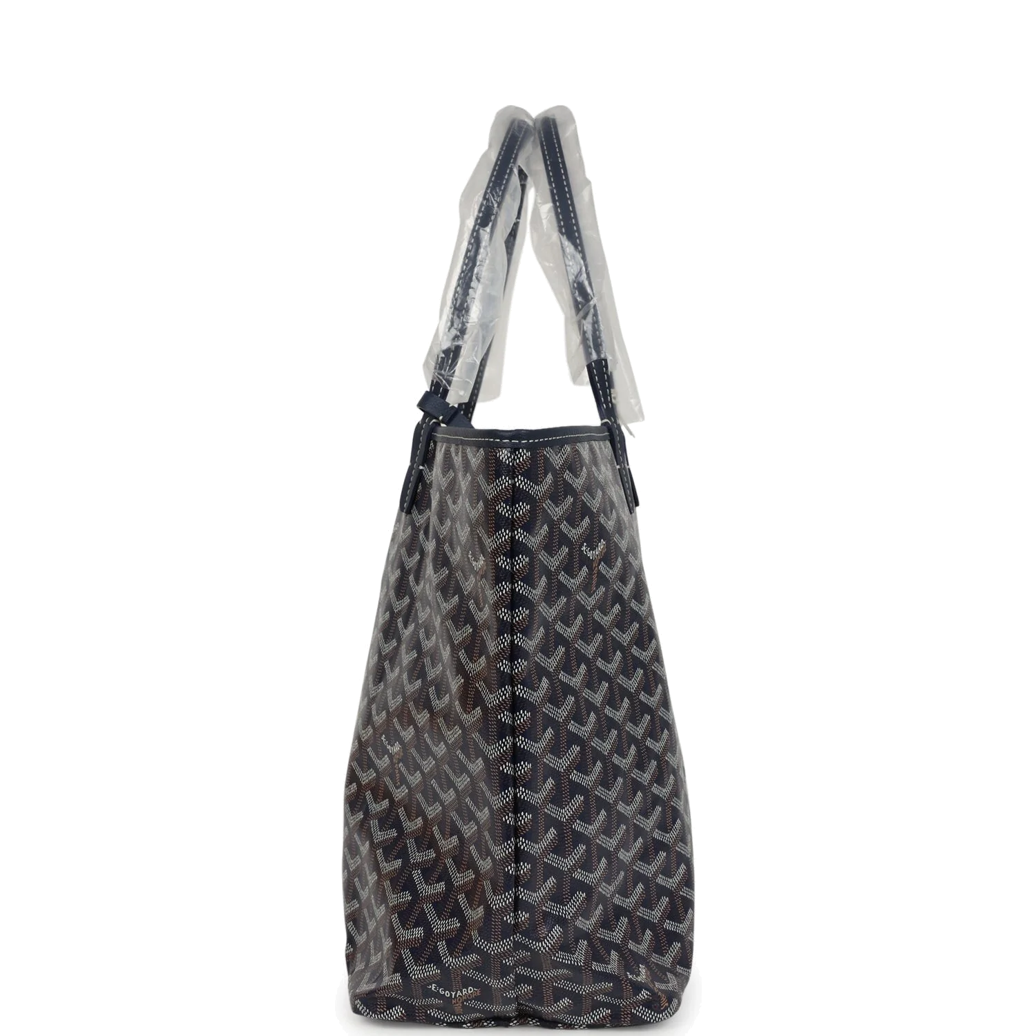 Goyard Goyardine Navy Saint Louis PM Tote Bag — фото 4