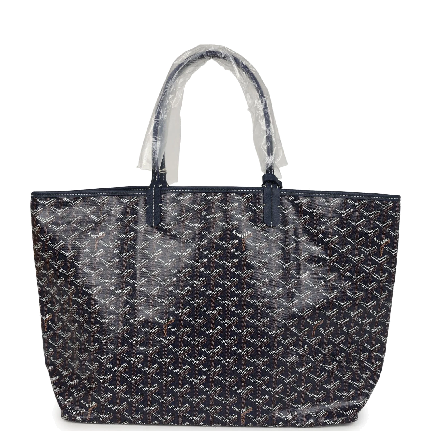 Goyard Goyardine Navy Saint Louis PM Tote Bag — фото 5