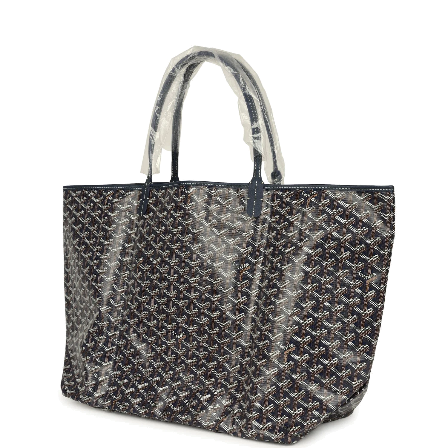 Goyard Goyardine Navy Saint Louis GM Tote Bag — фото 4