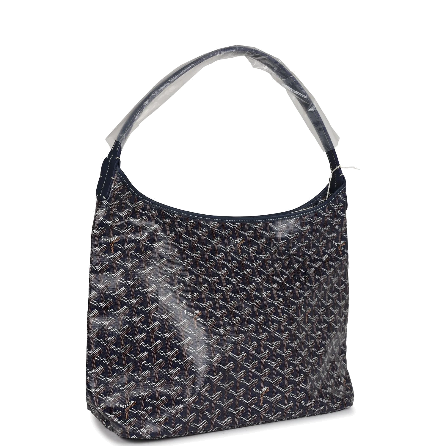 Goyard Goyardine Navy Blue Boheme PM Hobo Bag — фото 3