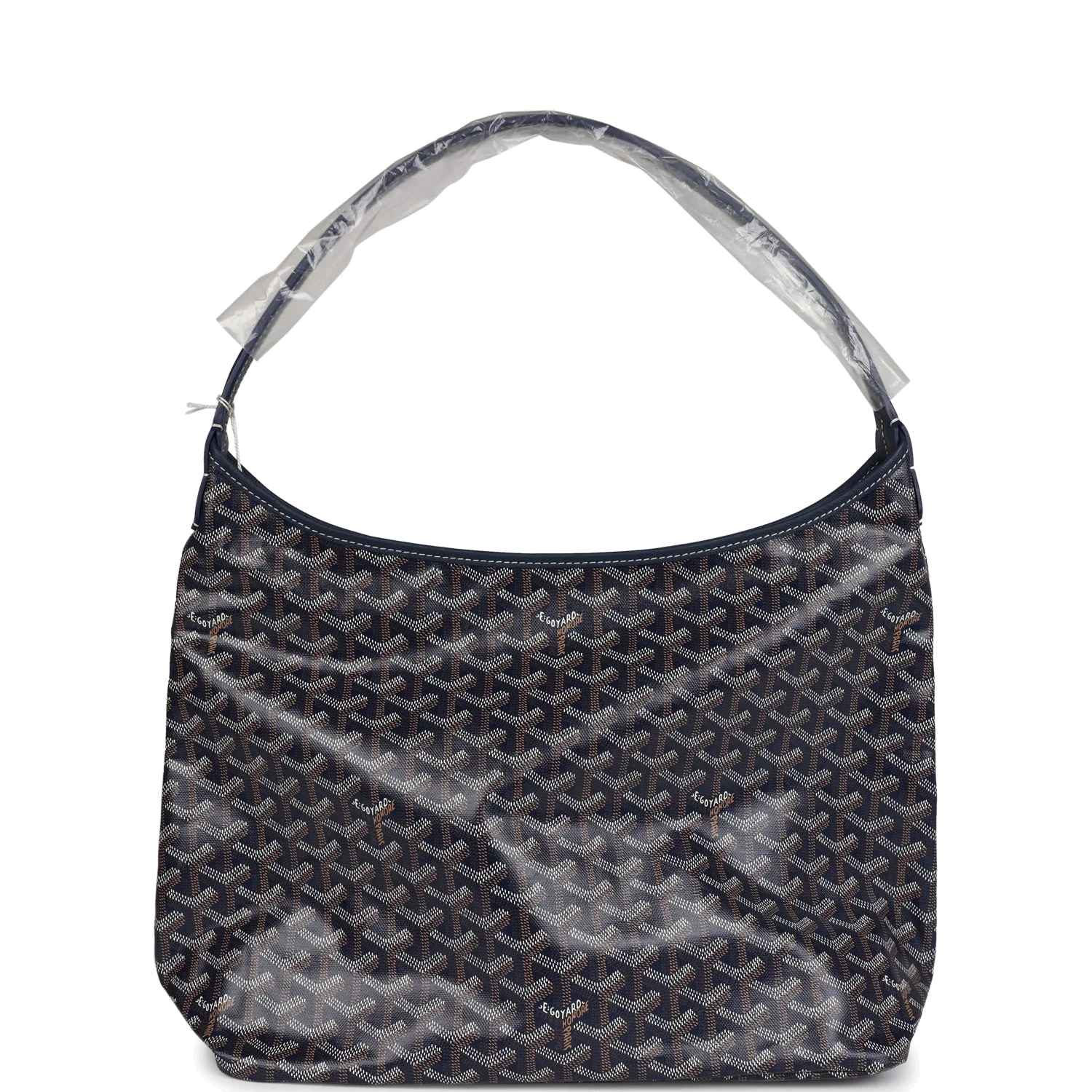 Goyard Goyardine Navy Blue Boheme PM Hobo Bag — фото 5
