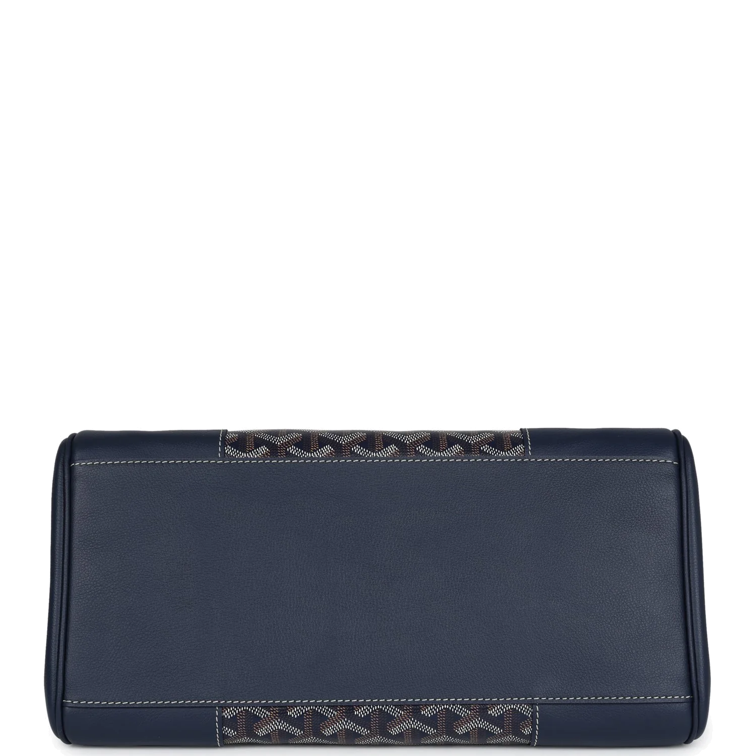 Goyard Saigon Tote Navy Blue Goyardine Canvas — фото 8