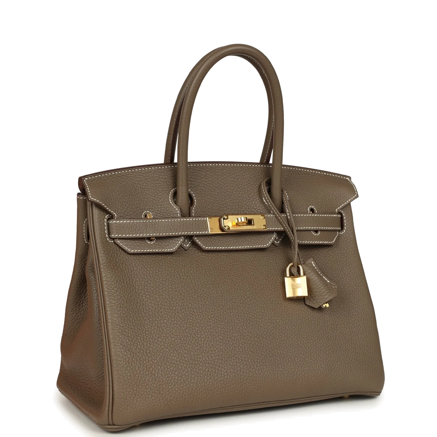 Hermes Birkin 30 Etoupe Togo Gold Hardware Этуп Togo — фото 3