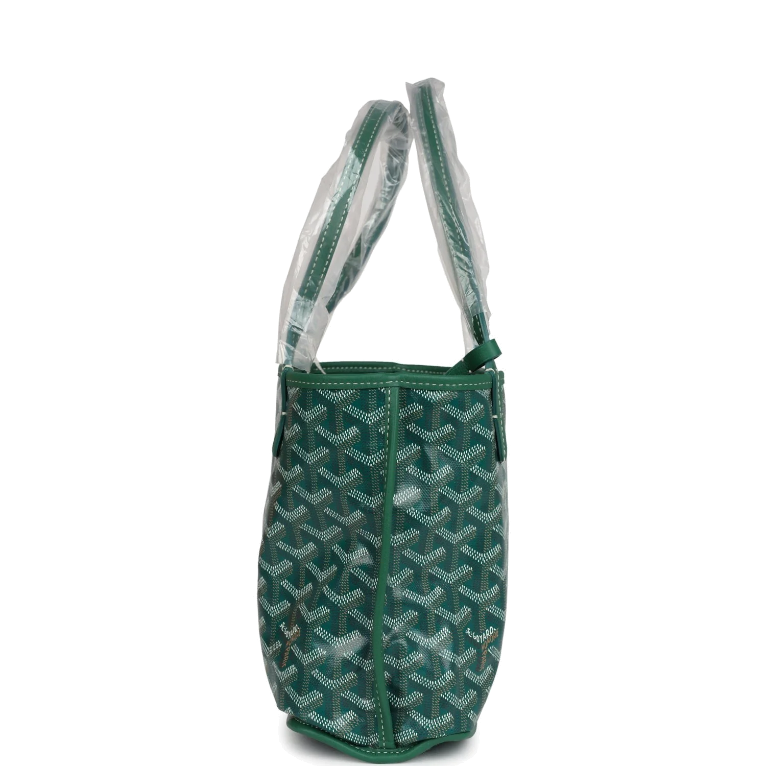 Goyard Goyardine Anjou Green Mini Bag — фото 5