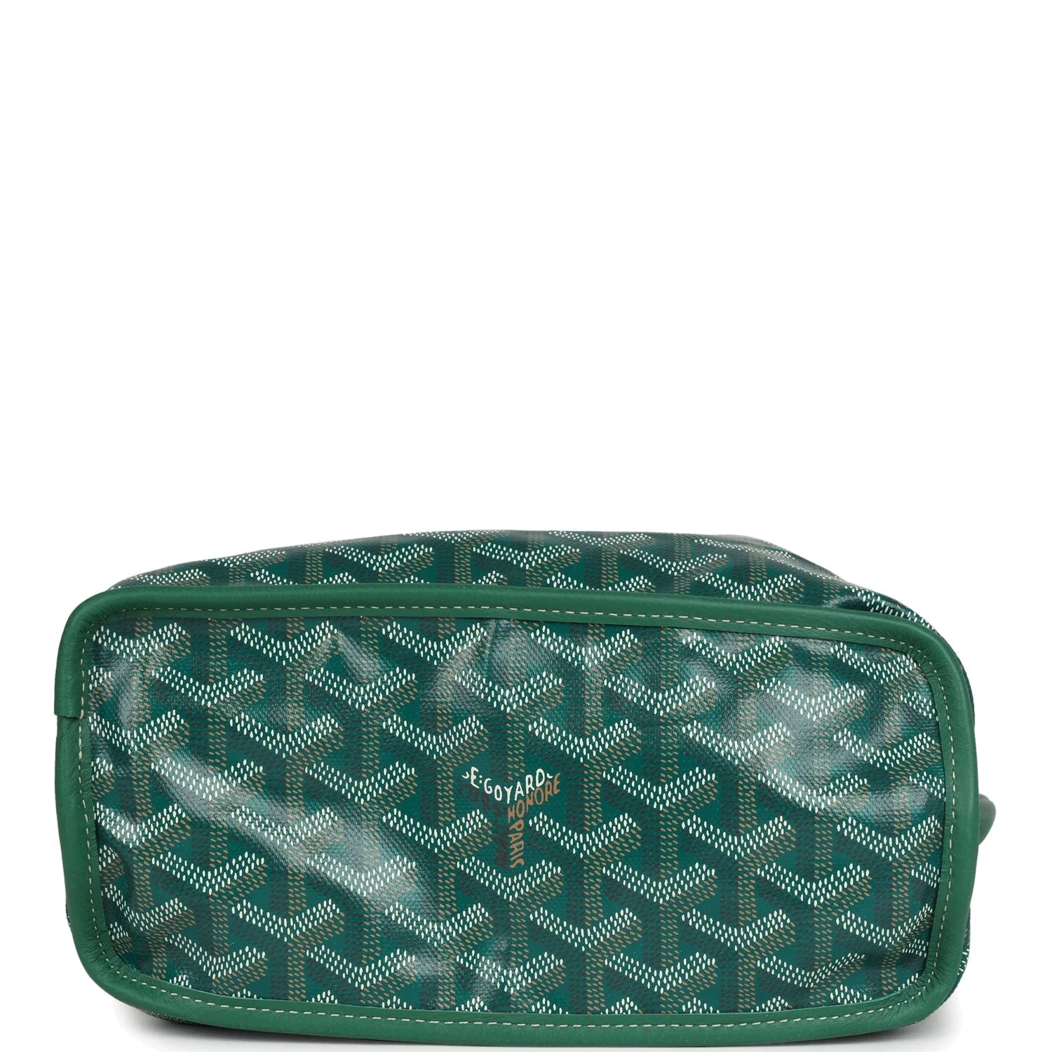 Goyard Goyardine Anjou Green Mini Bag — фото 7