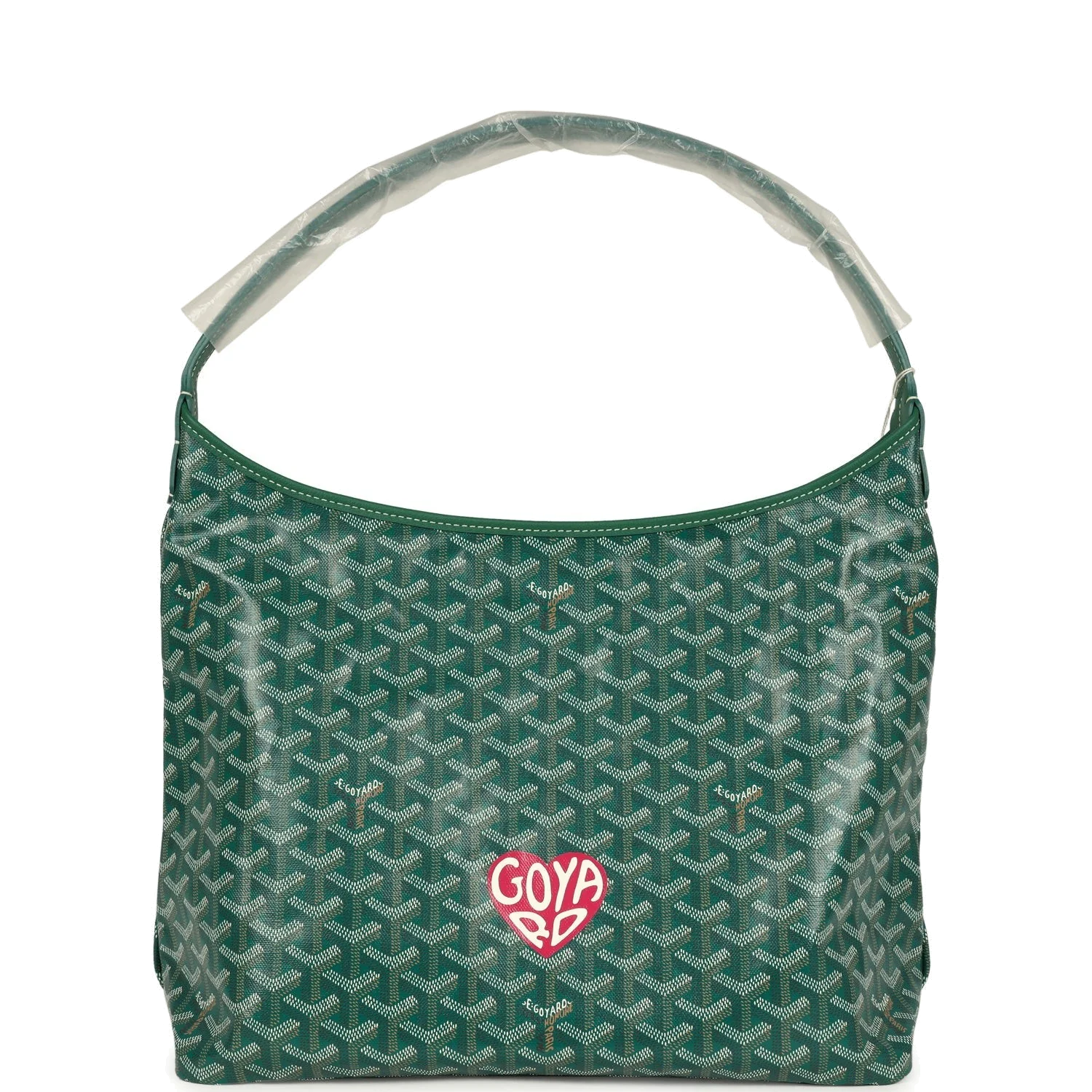 Goyard Goyardine Green Boheme Hobo Bag — фото 2