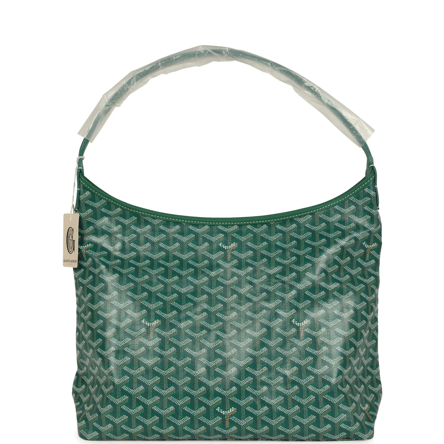 Goyard Goyardine Green Boheme Hobo Bag — фото 5