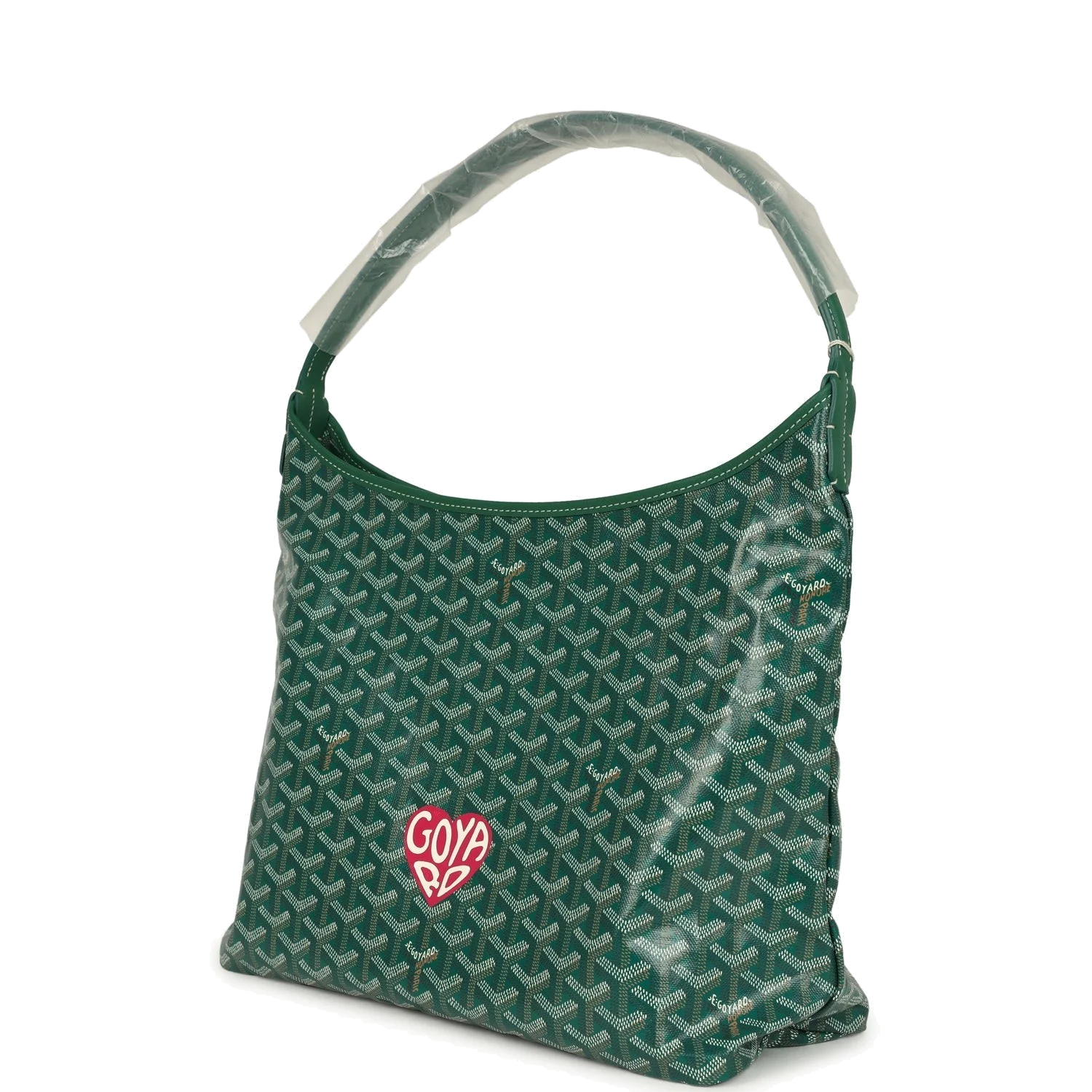 Goyard Goyardine Green Boheme Hobo Bag — фото 6