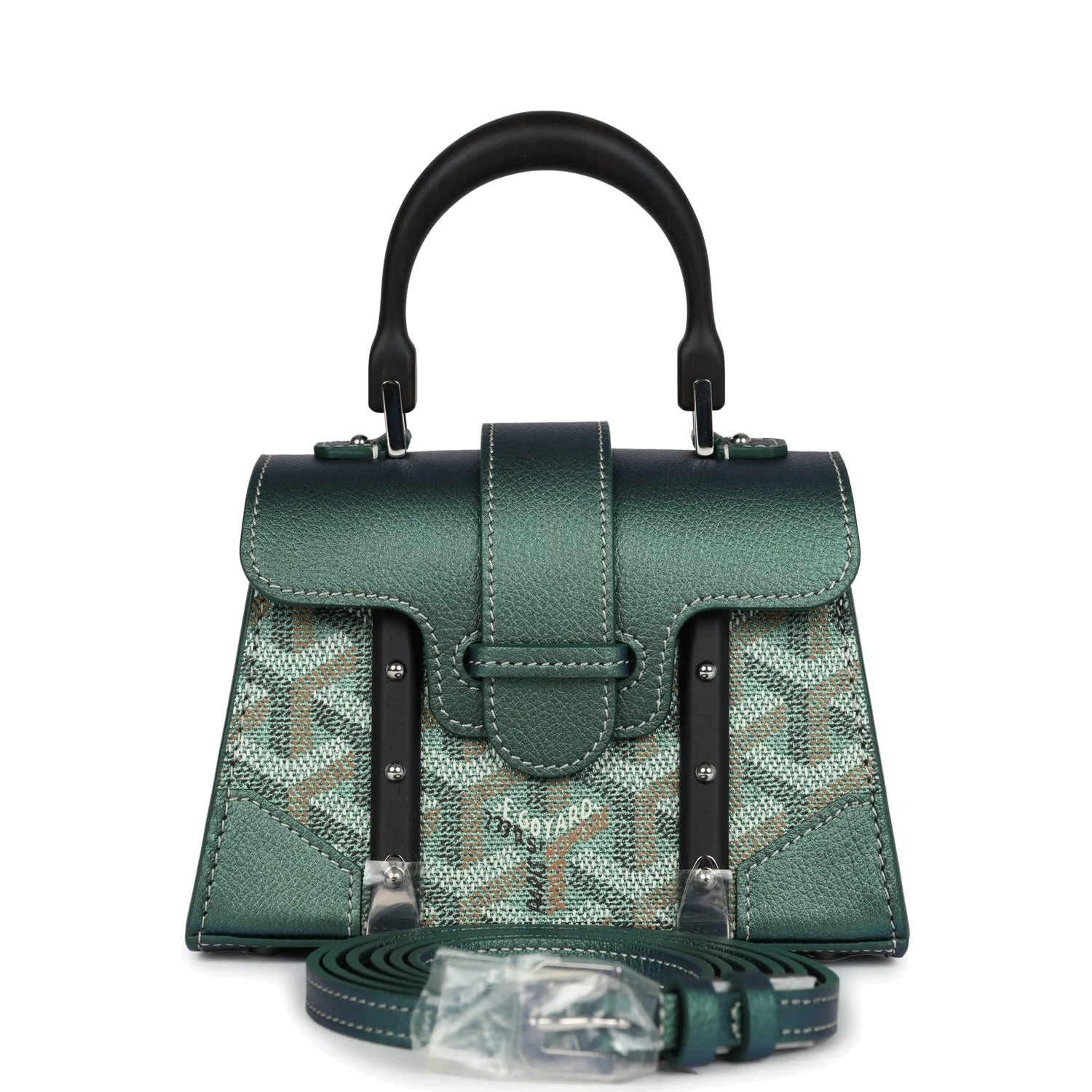 Goyard Saigon Structure Nano Pearly Green Goyardine — фото 2