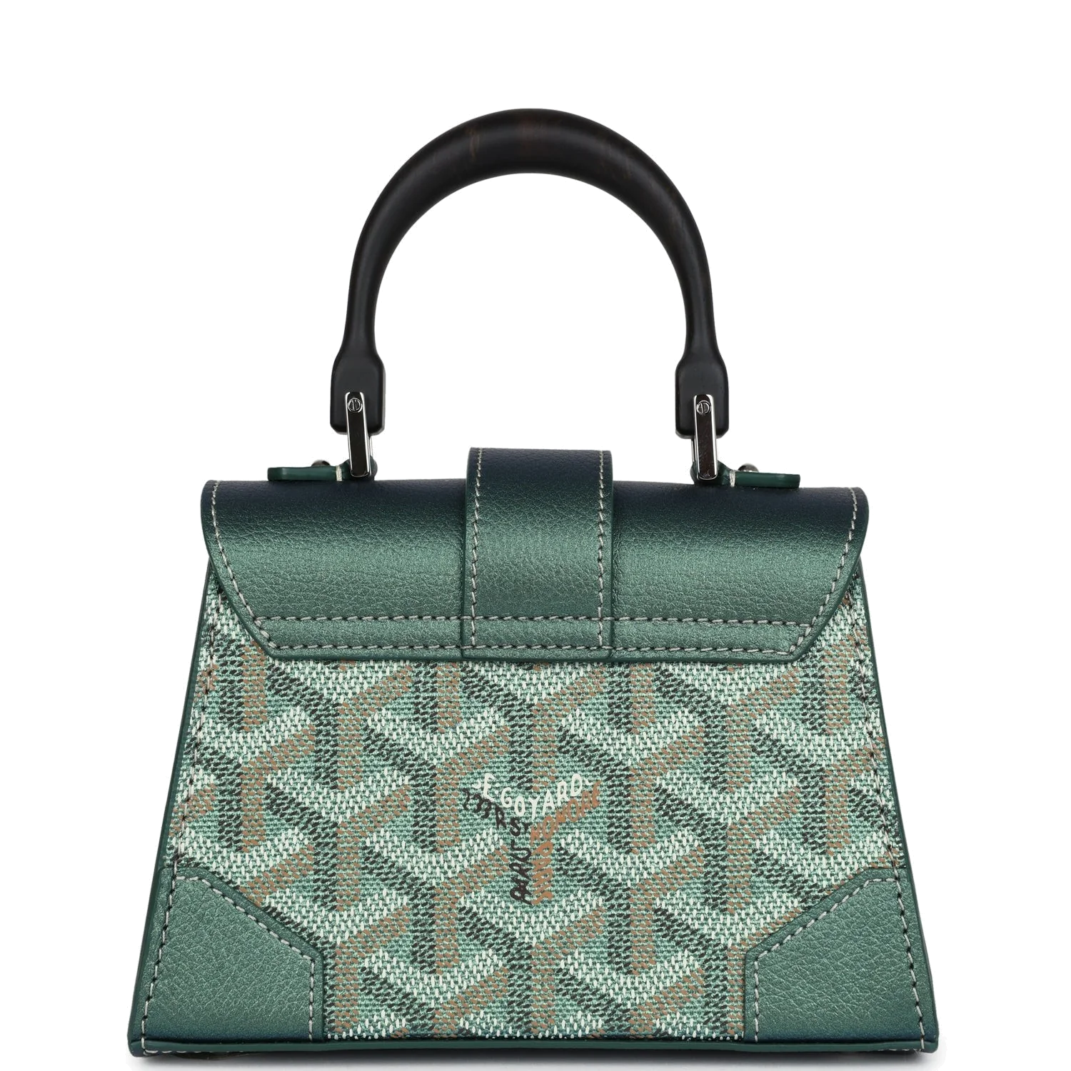Goyard Saigon Structure Nano Pearly Green Goyardine — фото 5