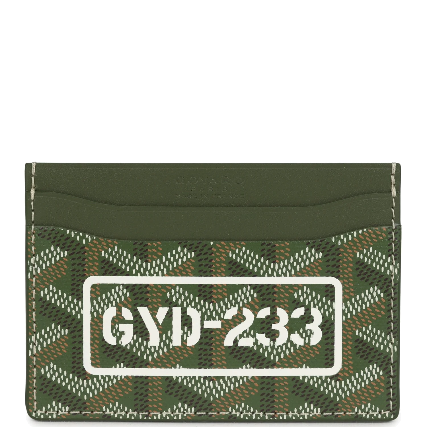 Goyard Goyardine Canvas Khaki Saint-Sulpice Card Wallet — фото 2