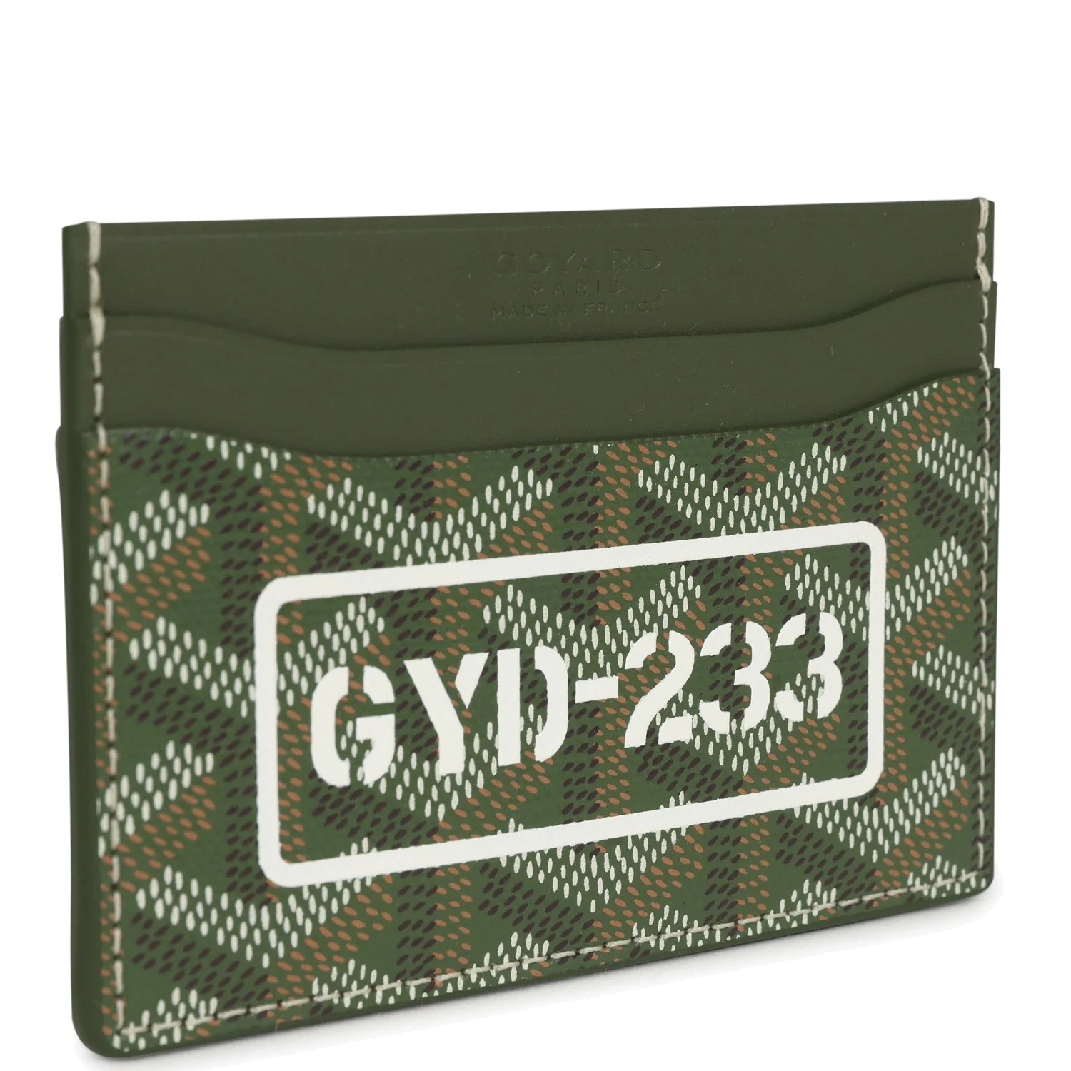 Goyard Goyardine Canvas Khaki Saint-Sulpice Card Wallet — фото 3