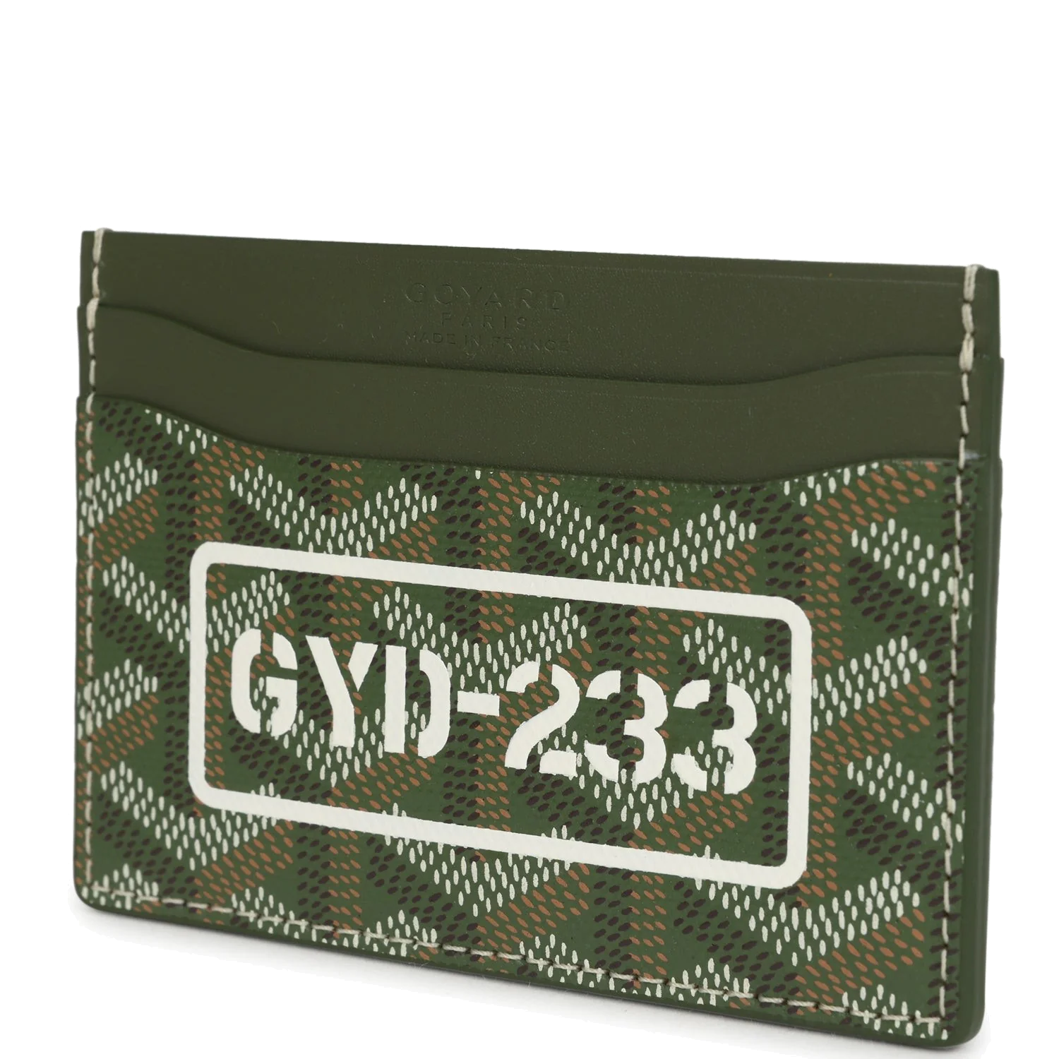 Goyard Goyardine Canvas Khaki Saint-Sulpice Card Wallet — фото 6