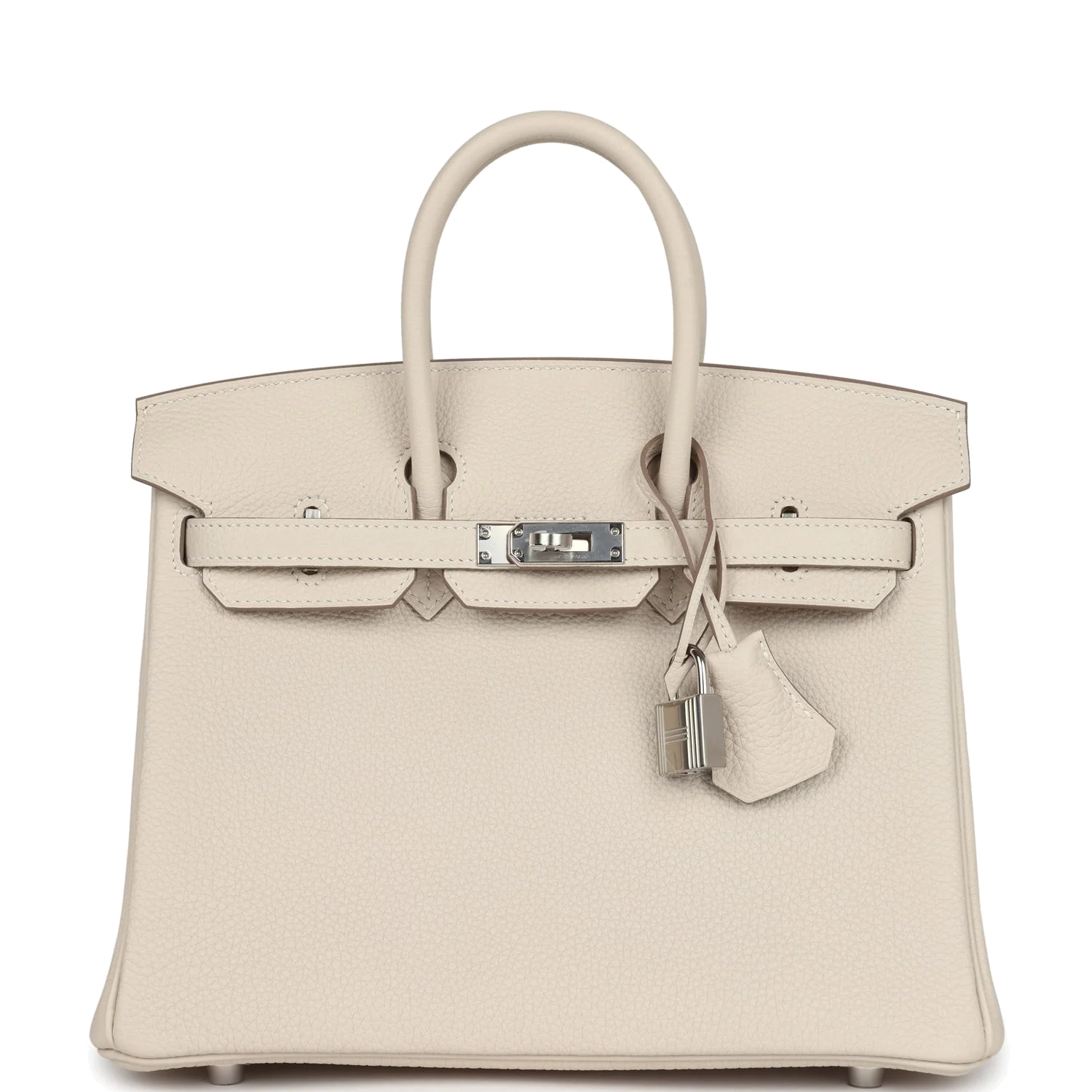 Hermes Birkin 25 Craie Togo Palladium Hardware Крэ Togo — фото 1