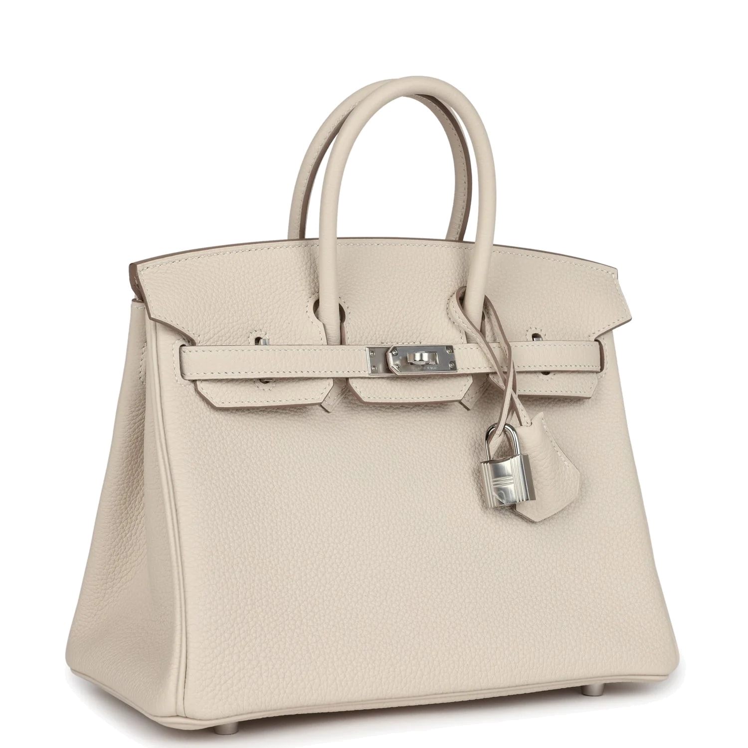 Hermes Birkin 25 Craie Togo Palladium Hardware Крэ Togo — фото 3