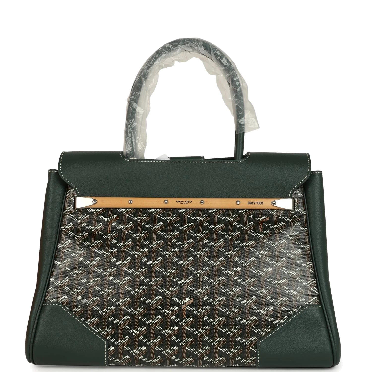 Goyard Saigon Tote Dark Green Goyardine Canvas — фото 5