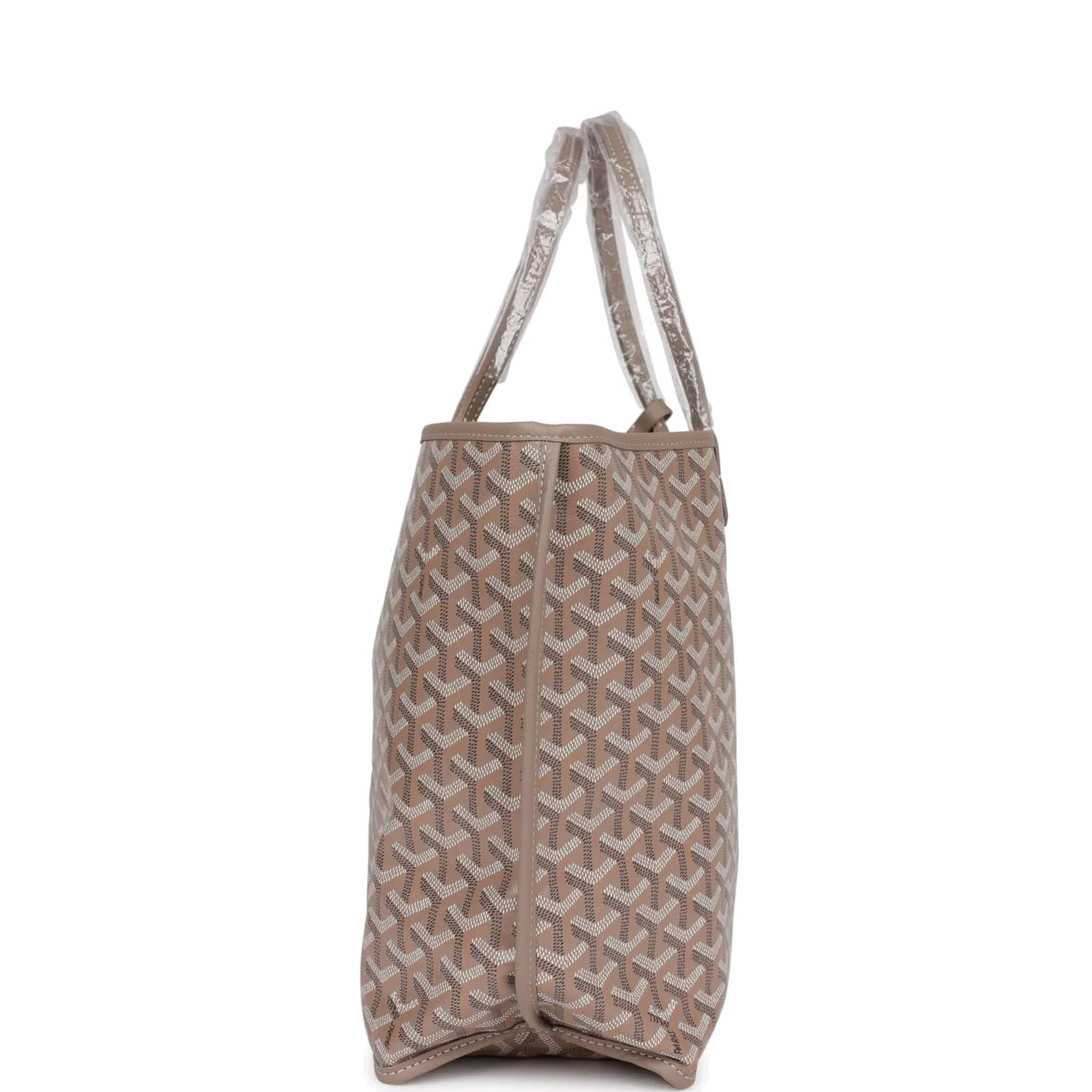 Goyard Goyardine Greige Anjou PM Embroidered Bunny Khaki Bag — фото 4