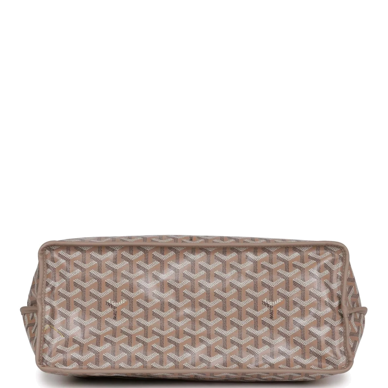 Goyard Goyardine Greige Anjou PM Embroidered Bunny Khaki Bag — фото 7