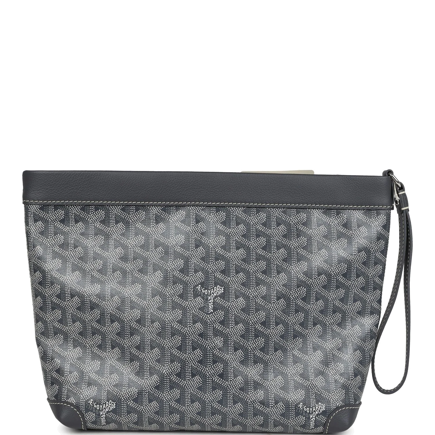 Goyard Goyardine Canvas Grey Conti Pouch — фото 5