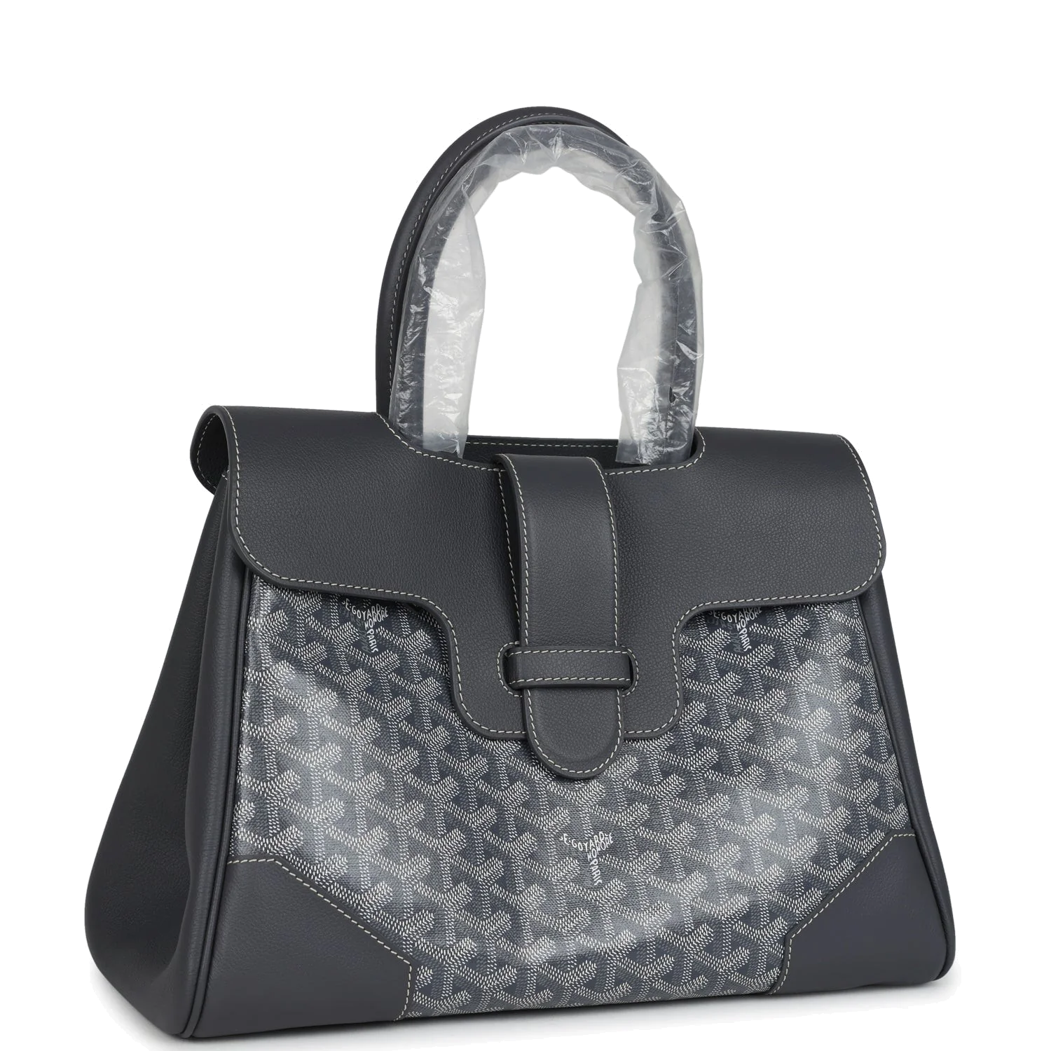 Goyard Saigon Tote Grey Goyardine Canvas — фото 3