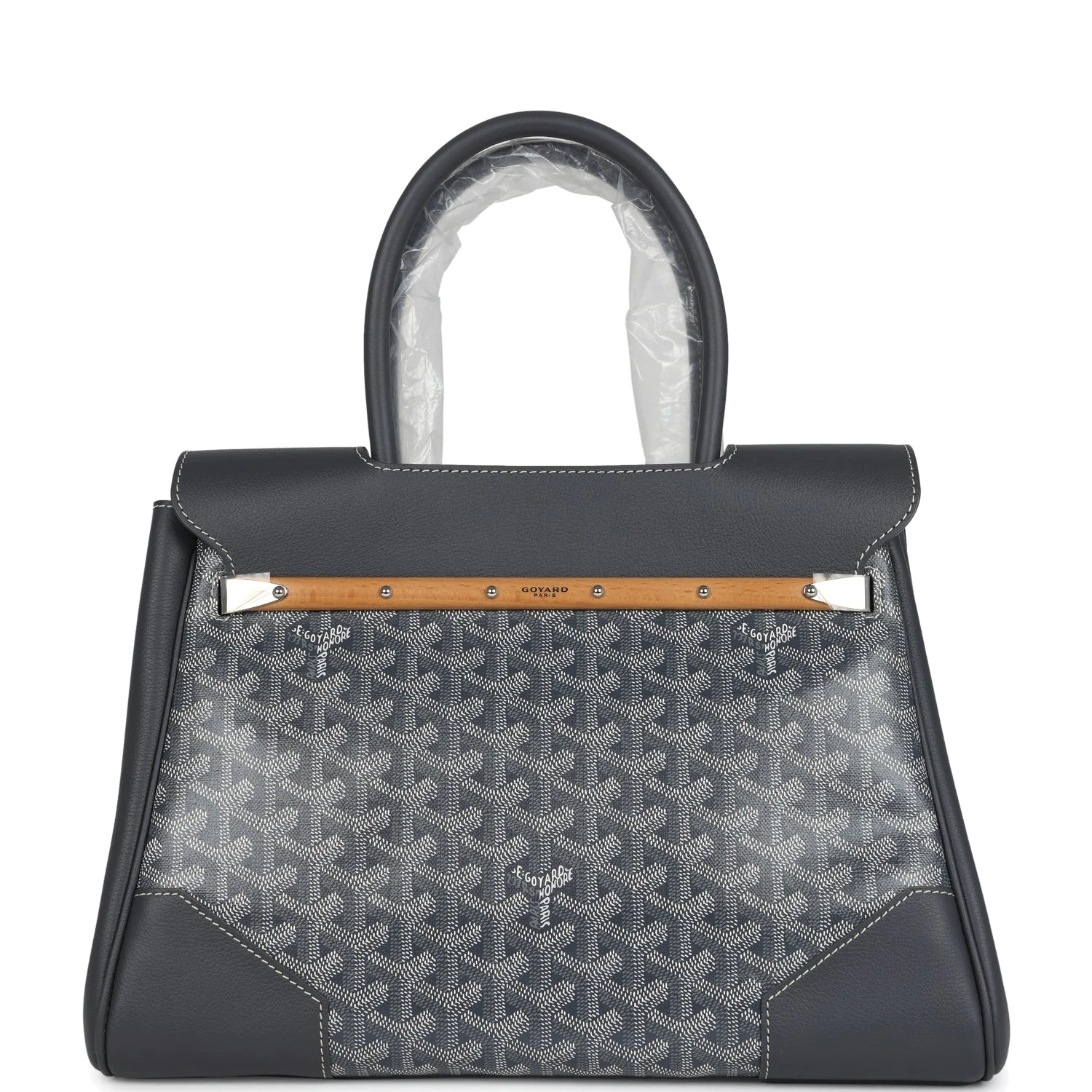 Goyard Saigon Tote Grey Goyardine Canvas — фото 5