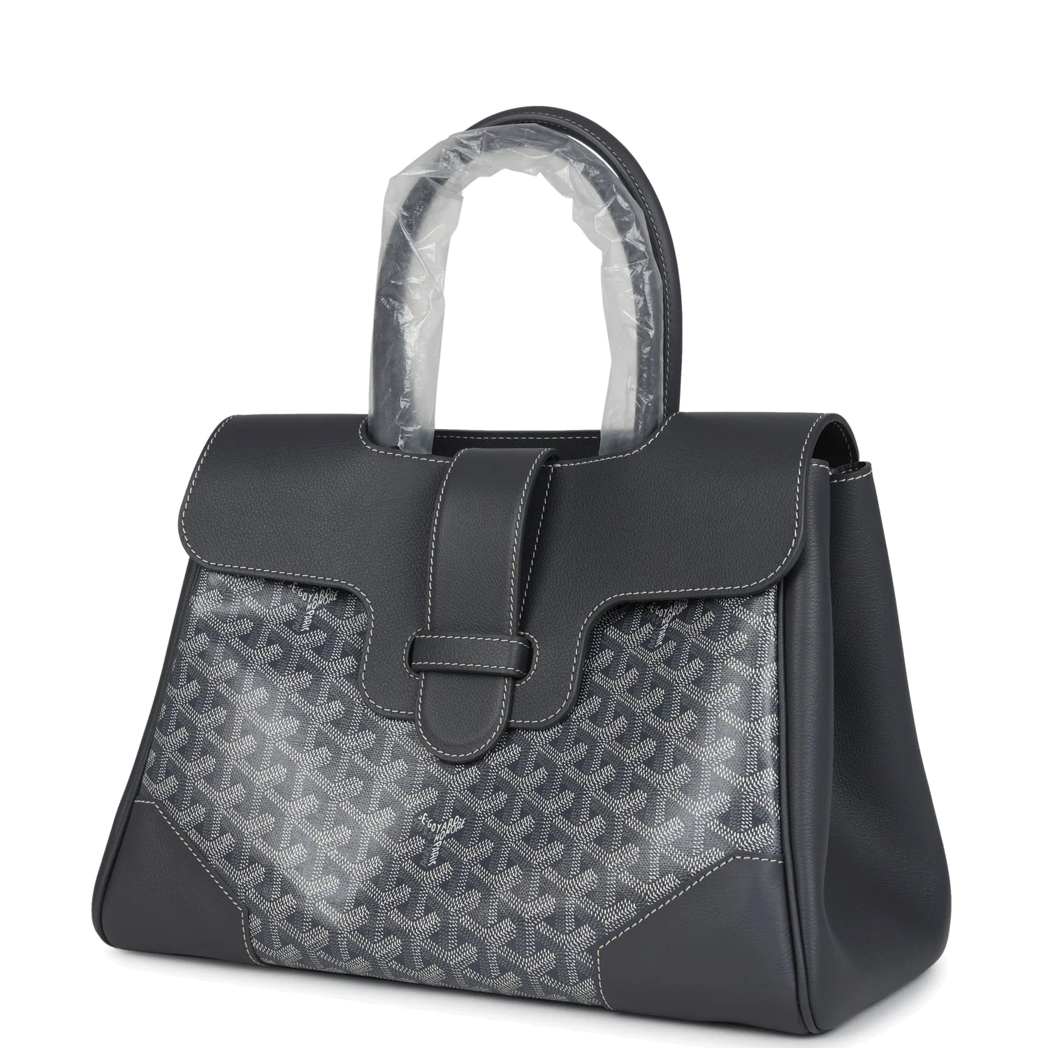 Goyard Saigon Tote Grey Goyardine Canvas — фото 6