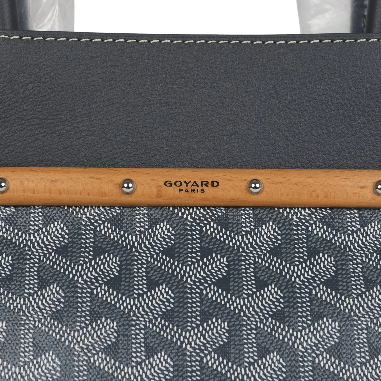 Goyard Saigon Tote Grey Goyardine Canvas — фото 7