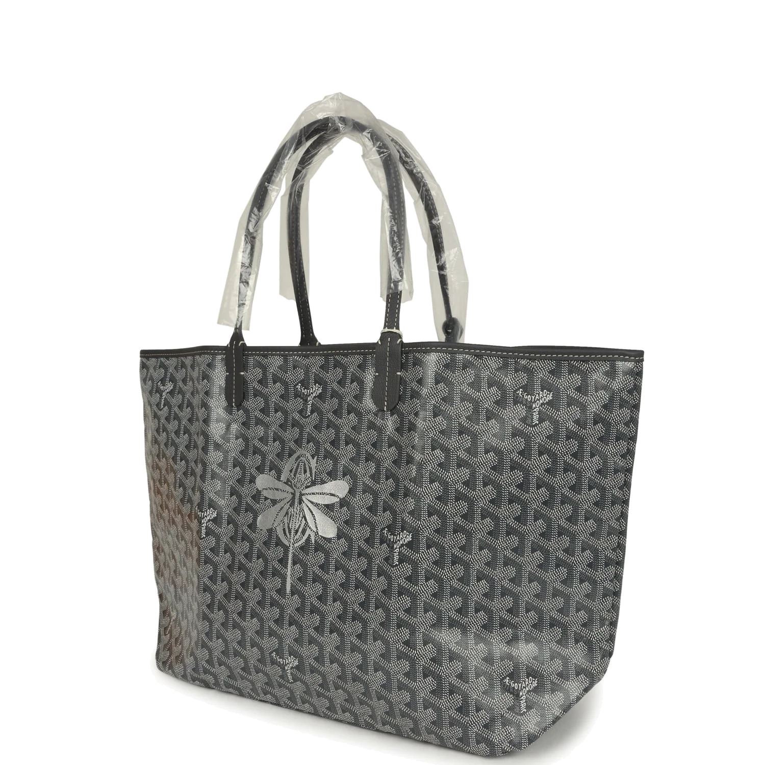 Goyard Goyardine Grey Saint Louis PM Tote Bag — фото 4