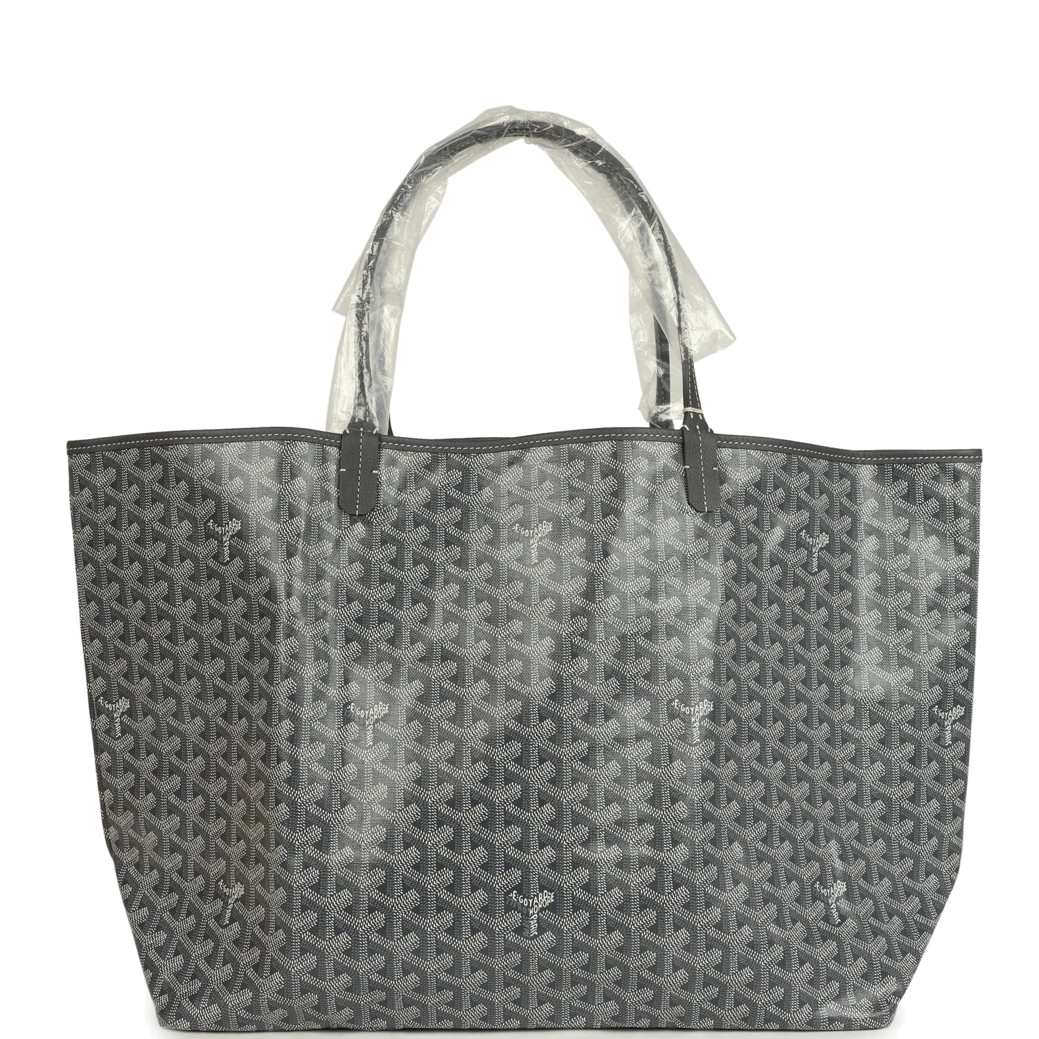 Goyard Goyardine Grey St. Louis GM Tote Bag