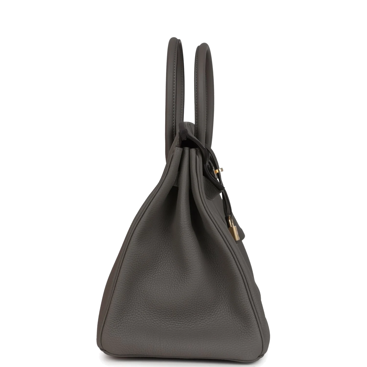 Hermes Birkin 35 Gris Meyer Togo Permabrass Hardware Серый Мейер — фото 4