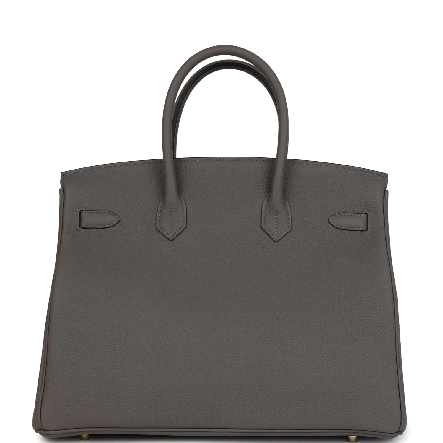 Hermes Birkin 35 Gris Meyer Togo Permabrass Hardware Серый Мейер — фото 5