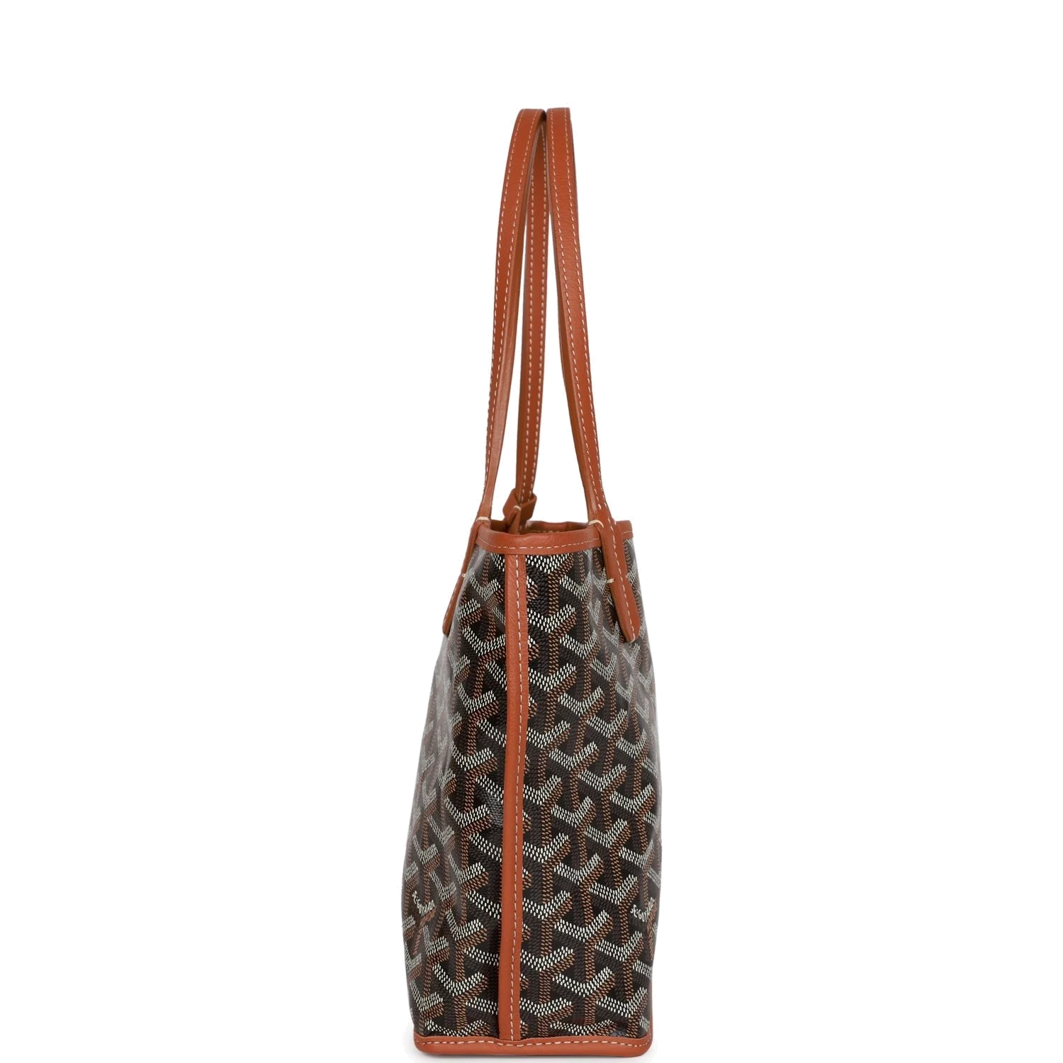 Goyard Goyardine Black Anjou Mini Reversible Tote Bag — фото 4