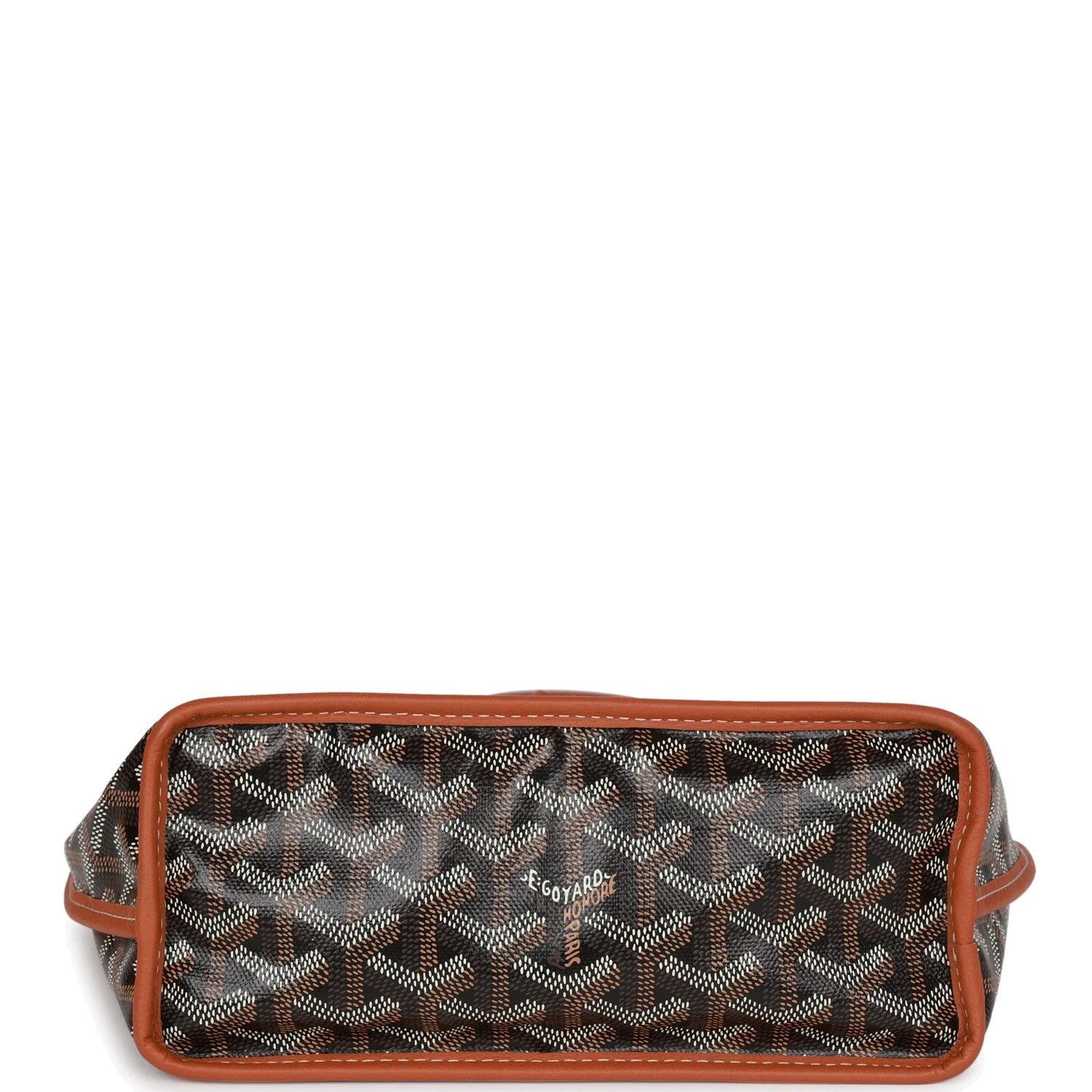 Goyard Goyardine Black Anjou Mini Reversible Tote Bag — фото 8