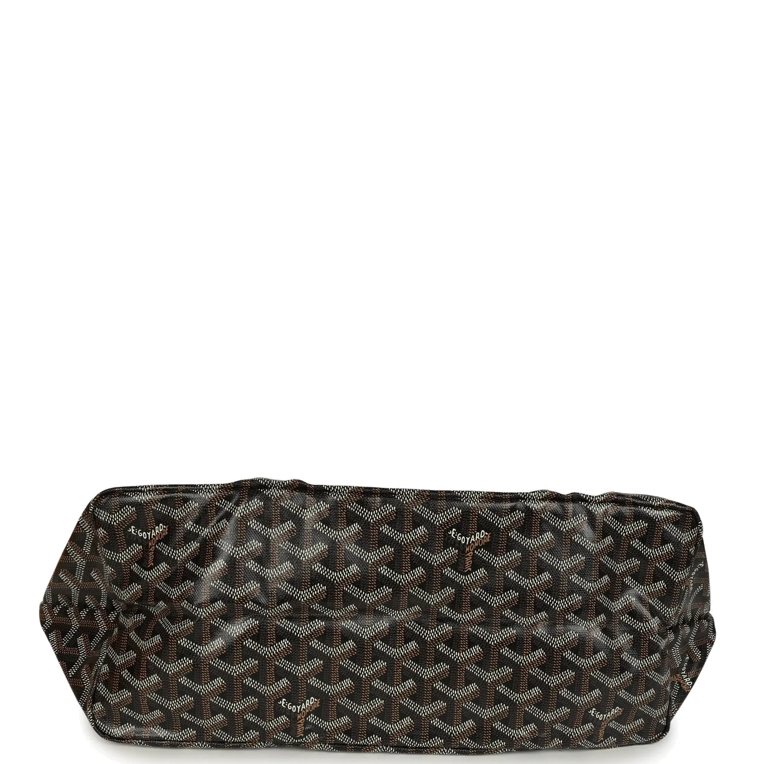 Goyard Goyardine Black and Brown Saint Louis PM Tote Bag — фото 8