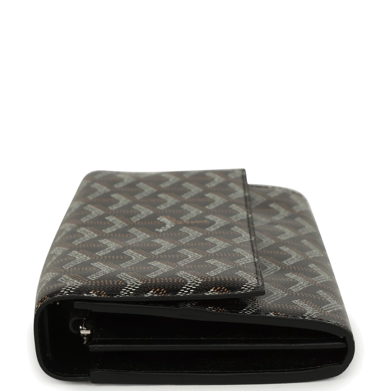 Goyard Goyardine Canvas Black Varenne Continental Wallet Bag — фото 6