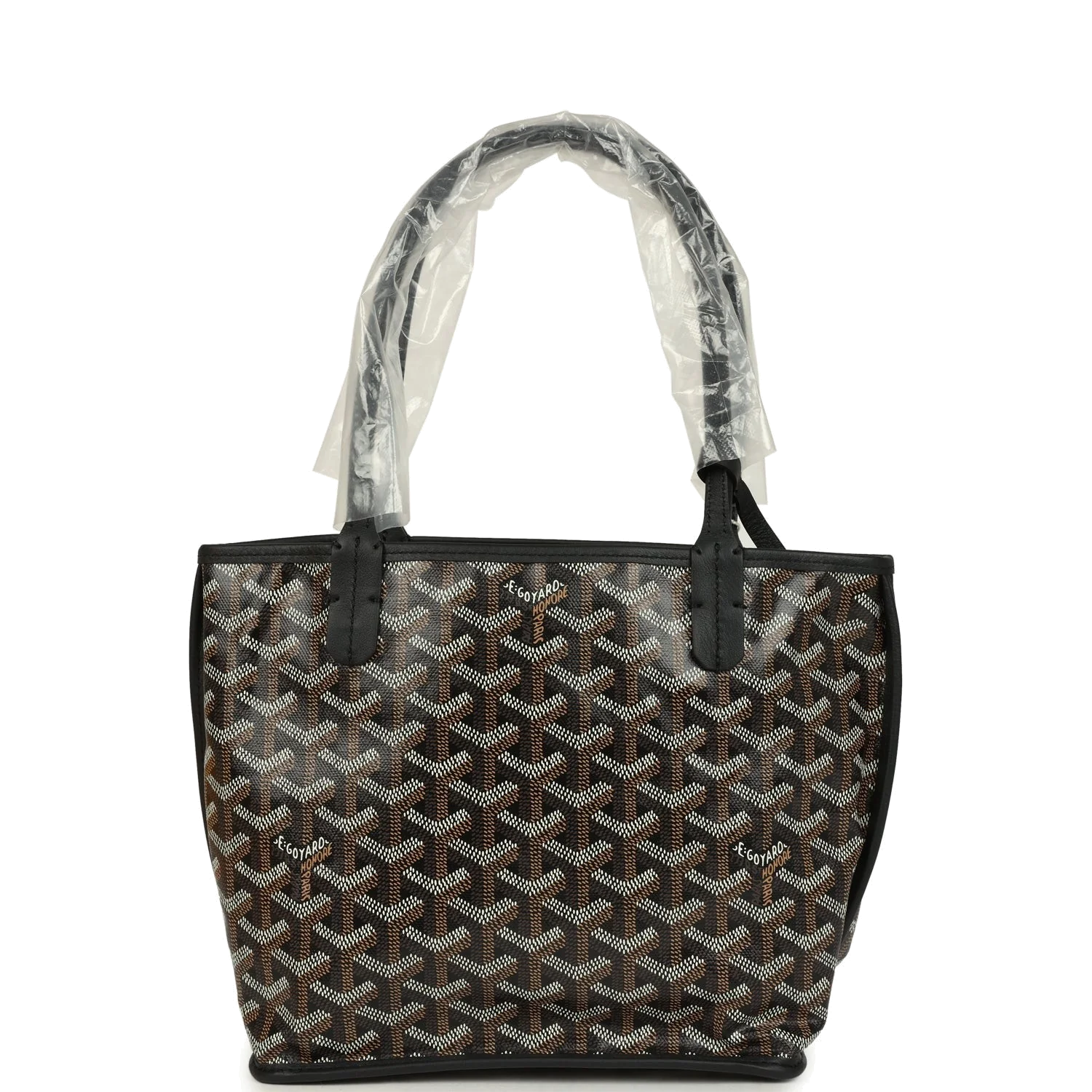Goyard Goyardine Anjou Black Mini Bag