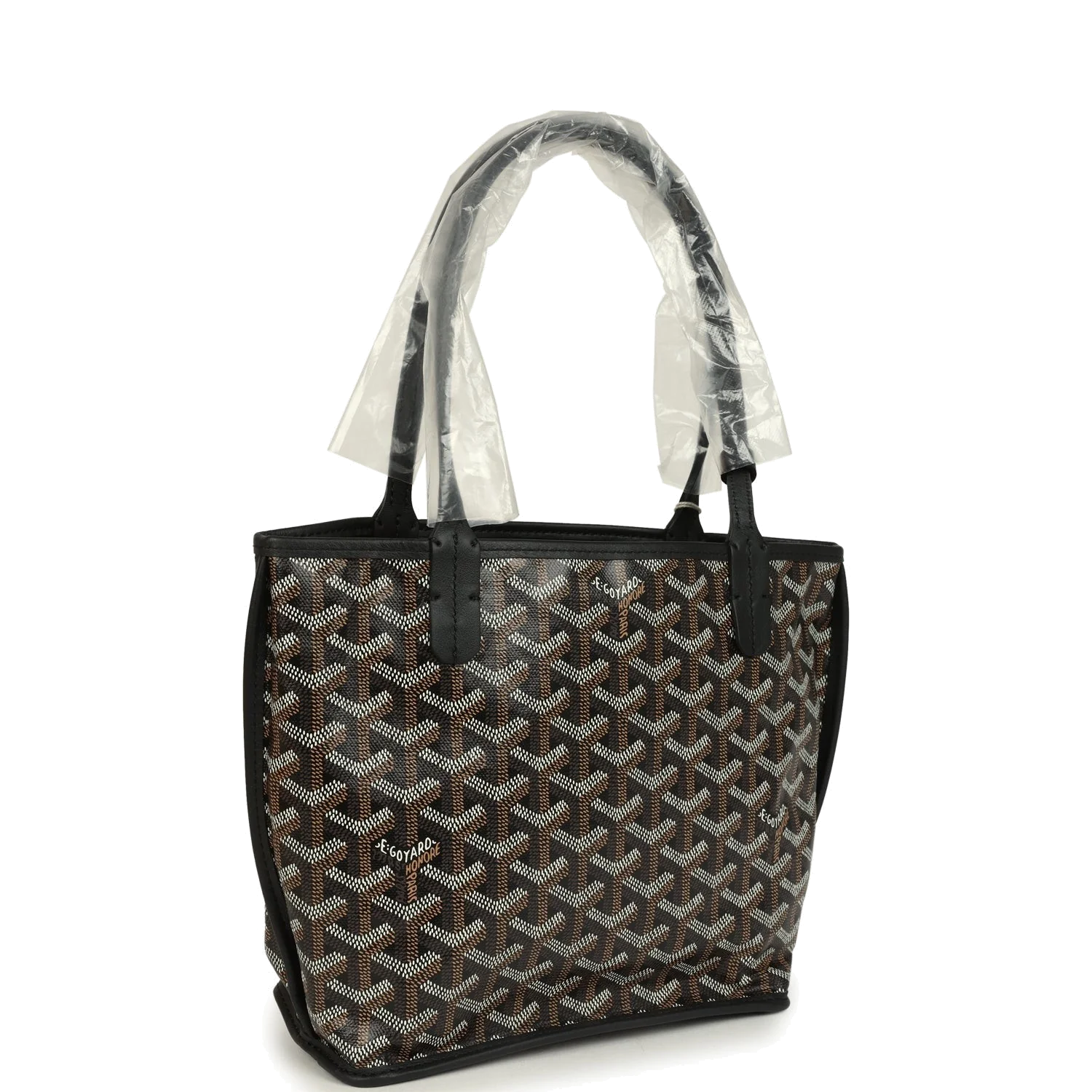 Goyard Goyardine Anjou Black Mini Bag — фото 3