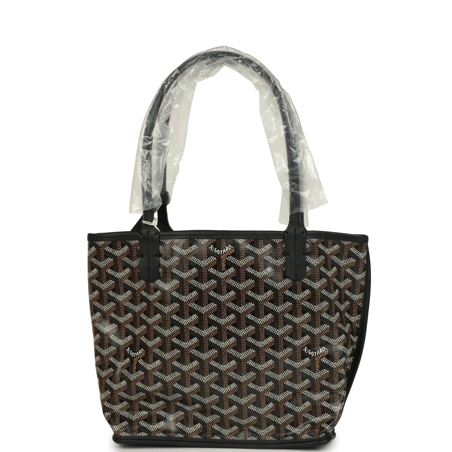 Goyard Goyardine Anjou Black Mini Bag — фото 5