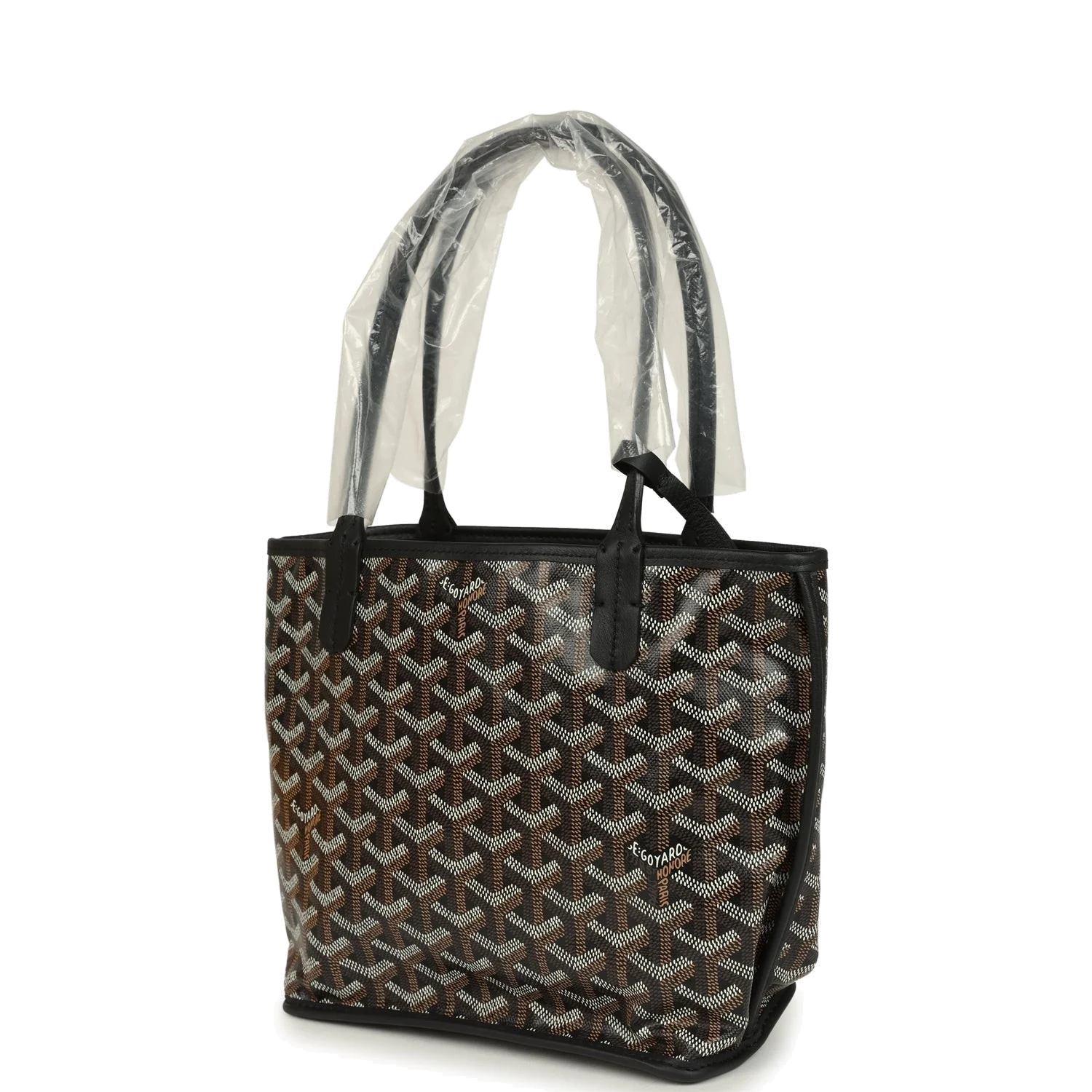Goyard Goyardine Anjou Black Mini Bag — фото 6