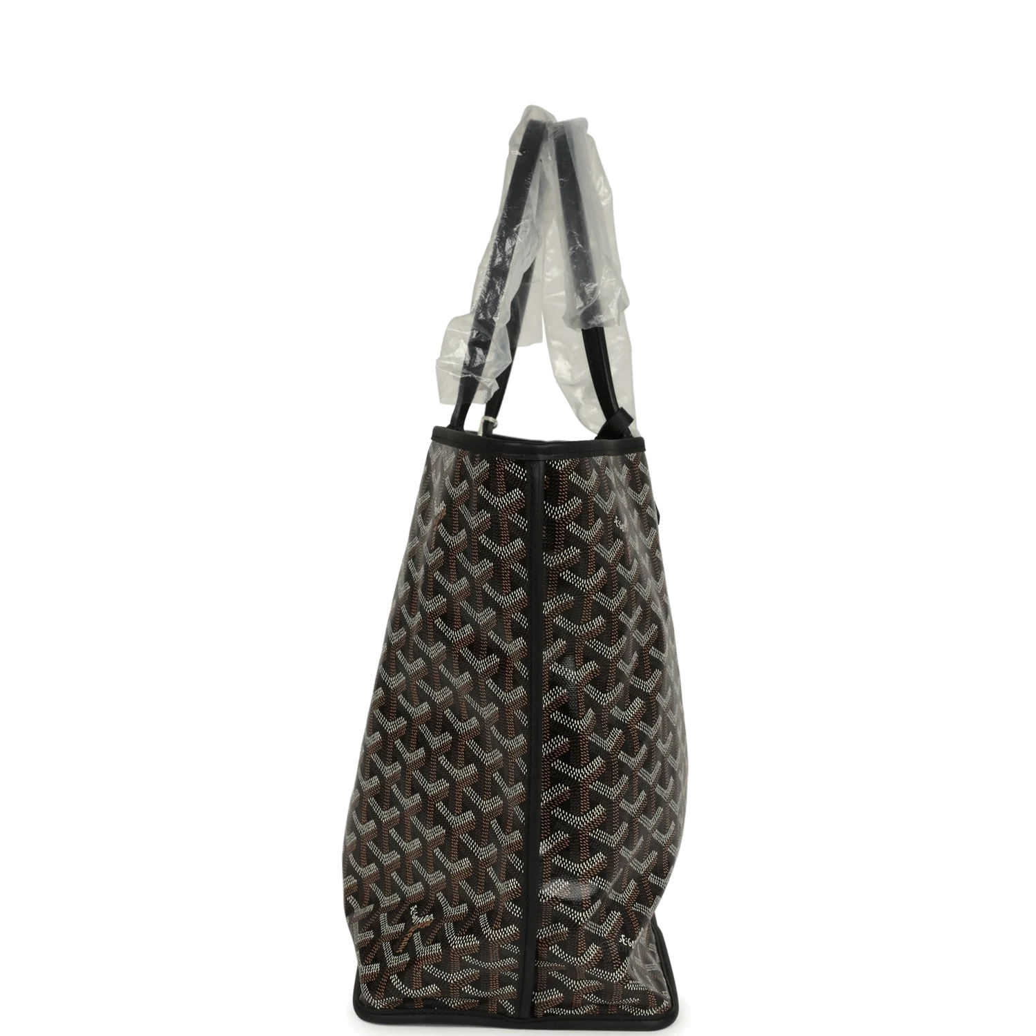 Goyard Anjou PM Black Goyardine Canvas — фото 4