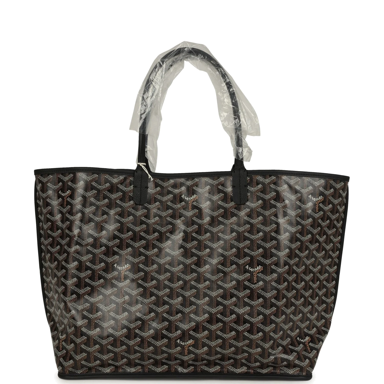 Goyard Anjou PM Black Goyardine Canvas — фото 5