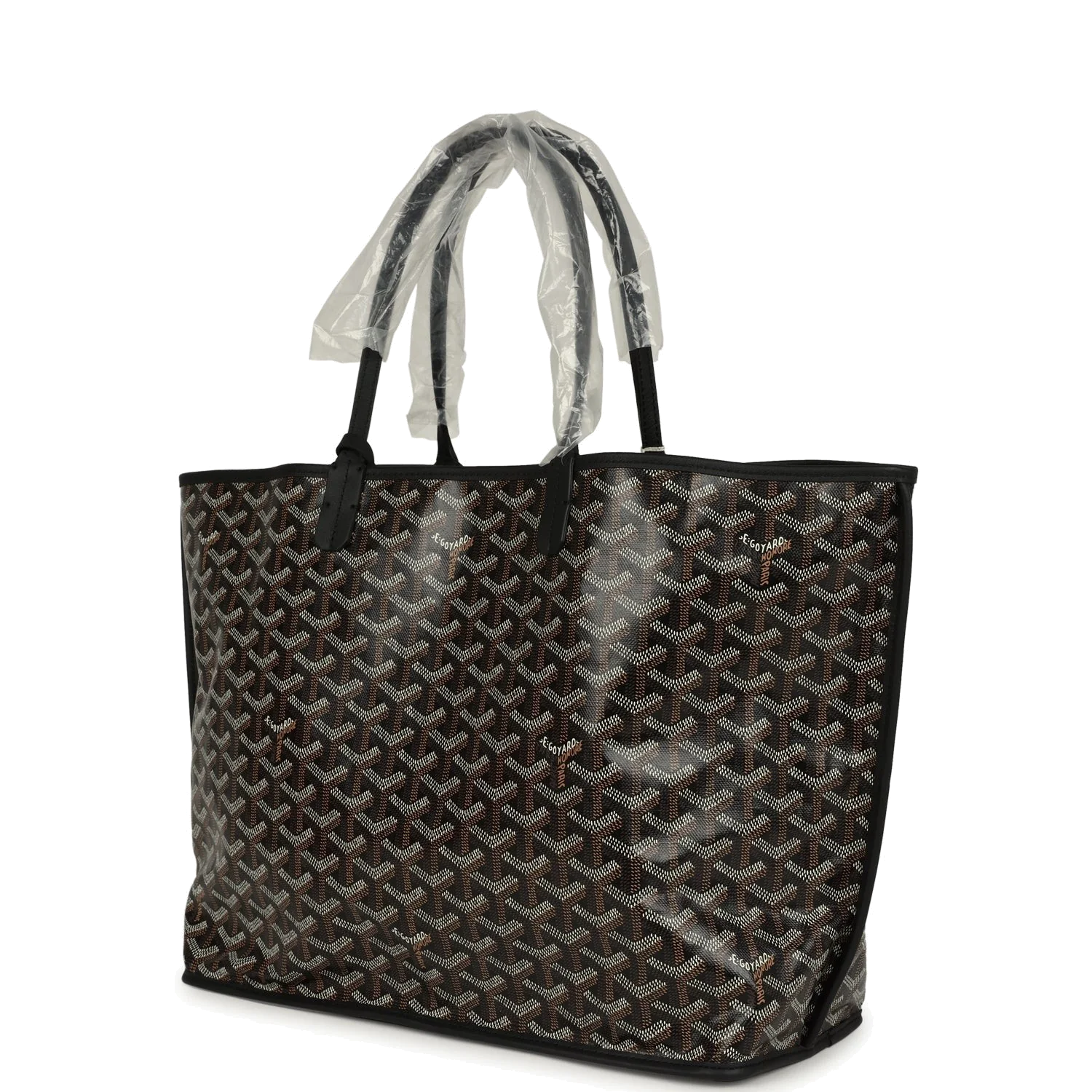 Goyard Anjou PM Black Goyardine Canvas — фото 6