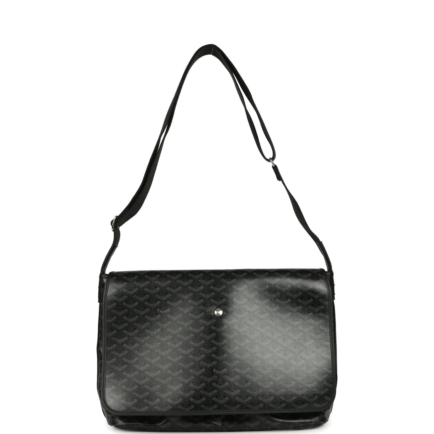 Goyard Goyardine Canvas Black Capetien MM Messenger Bag — фото 7